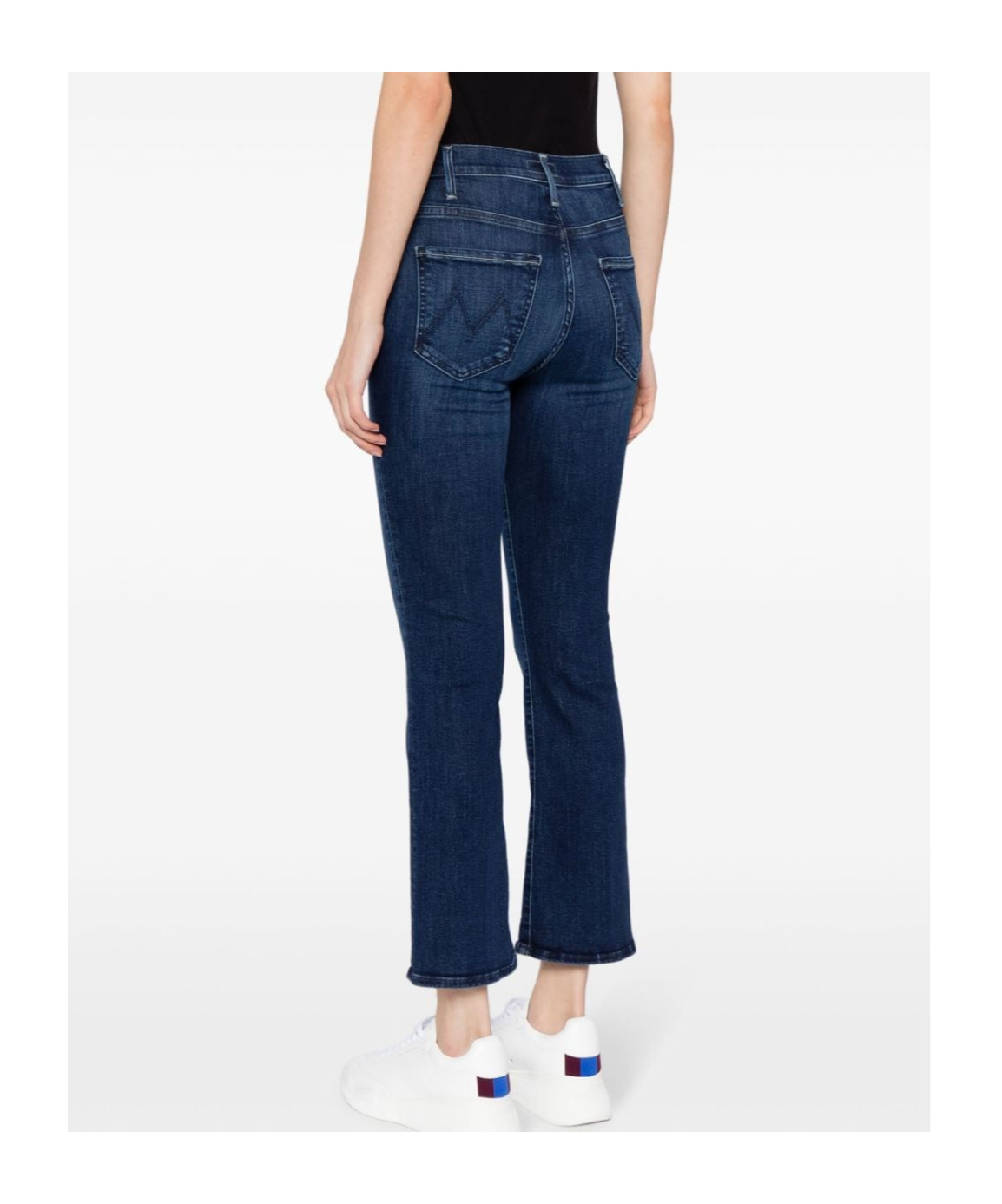 Mother The Hustler Ankle Jeans In Blue
