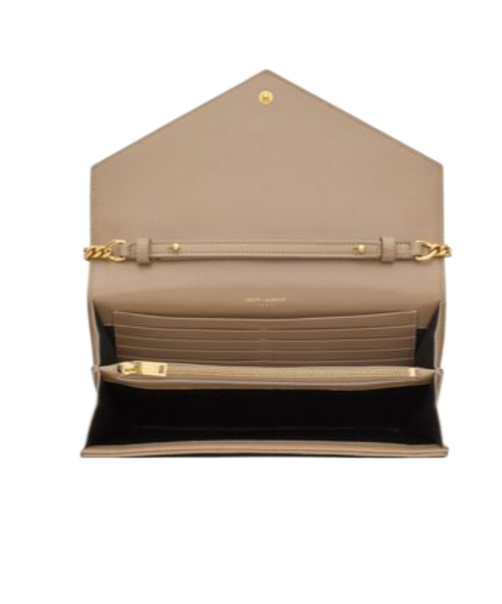 SAINT LAURENT CASSANDRE CHAIN WALLET IN LAMBSKIN