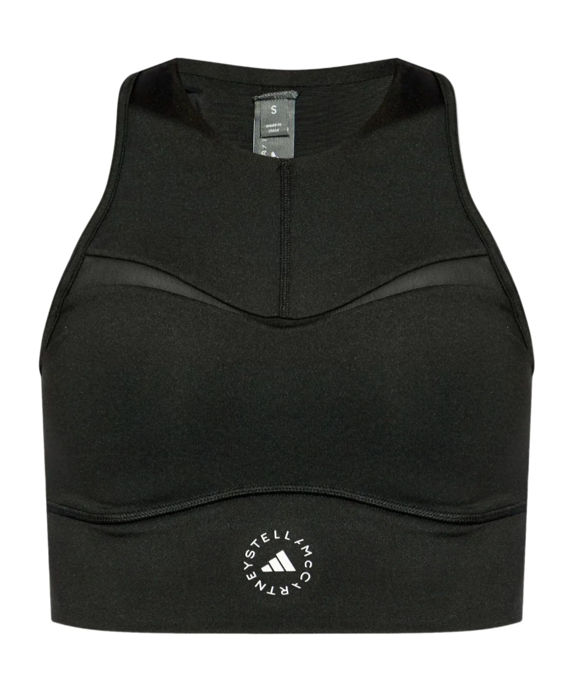 Shop Adidas By Stella Mccartney Truepurpose Performance Crop Top In Black