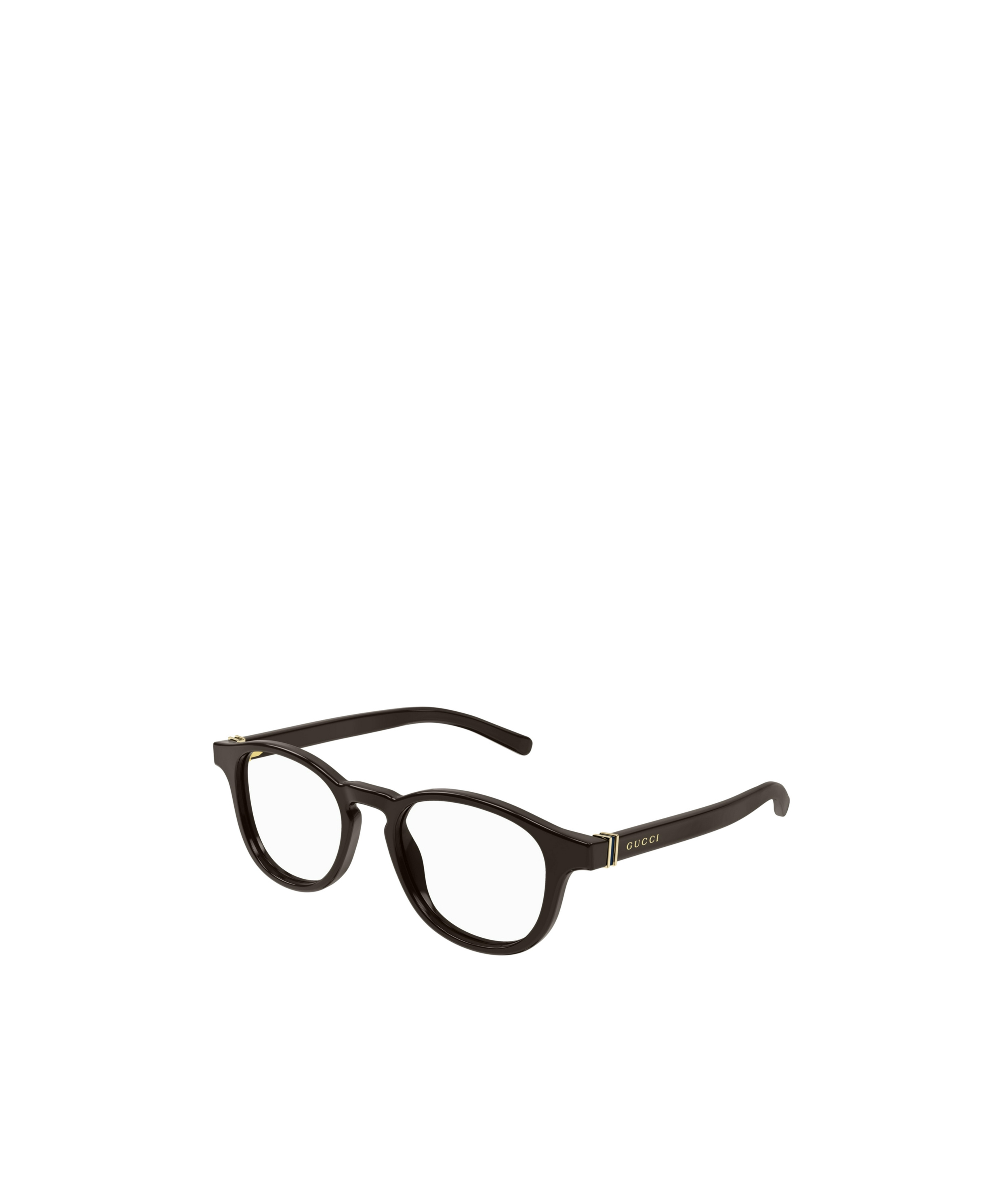 Gucci Oval-frame Glasses In Black