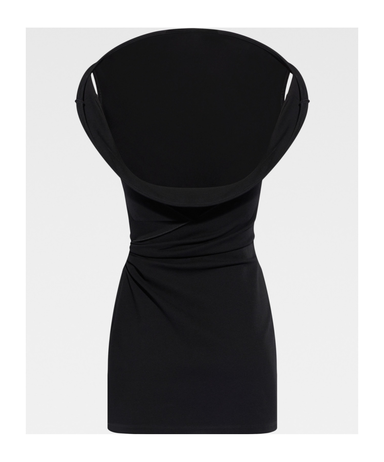 Jacquemus La Robe Bordo Sleeveless Mini Dress In Black