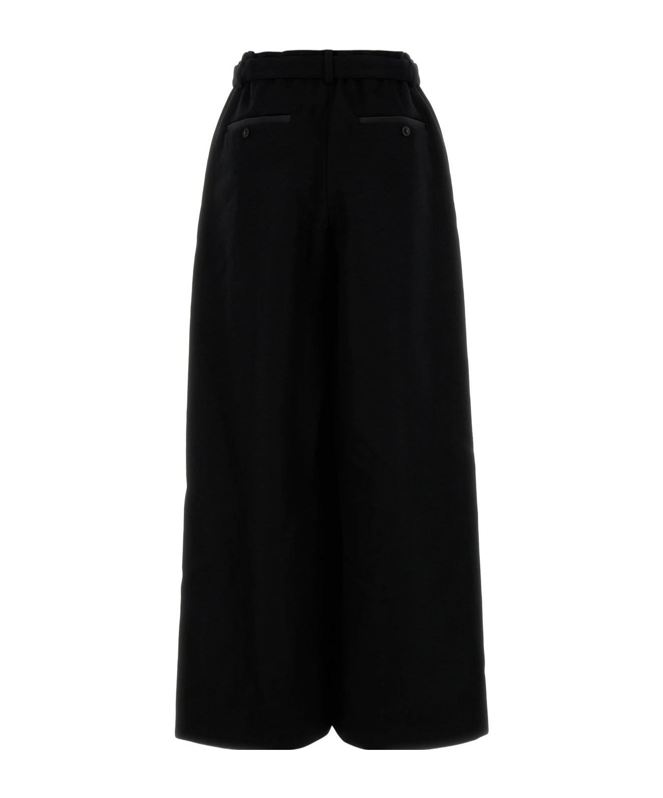 SACAI WOOL PALAZZO PANTS
