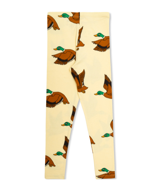 MINI RODINI ALL-OVER DUCK-PRINT LEGGINGS