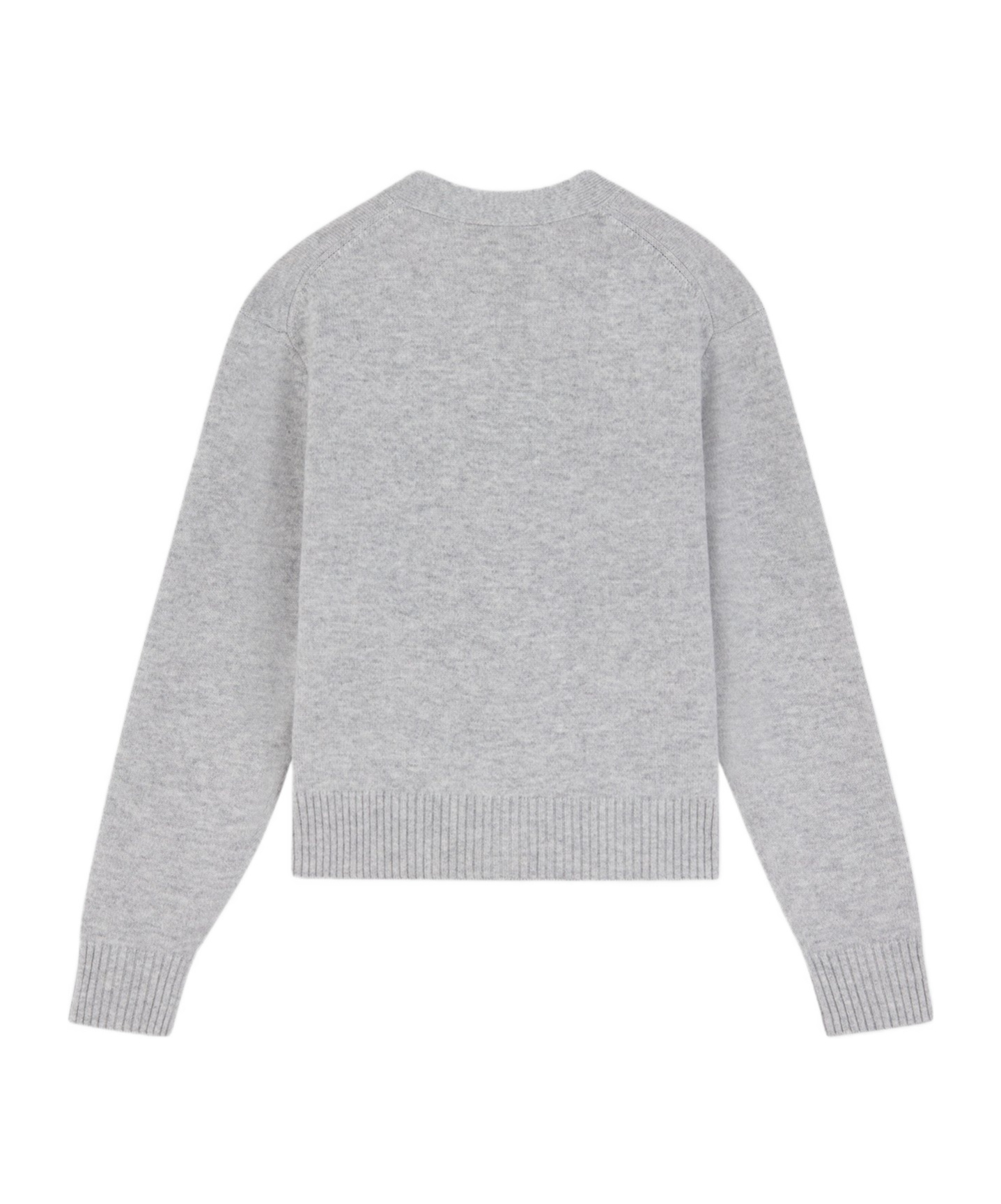 MAISON KITSUNÉ BOLD FOX HEAD EMBROIDERED CARDIGAN 