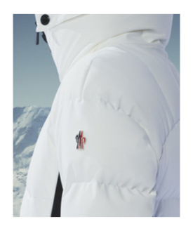 Moncler Doudoune Courte Guyane In White