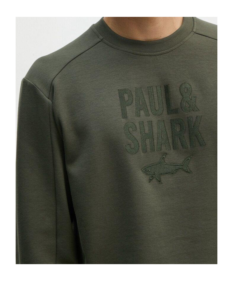 Paul & Shark Long-sleeved Sweater In Black