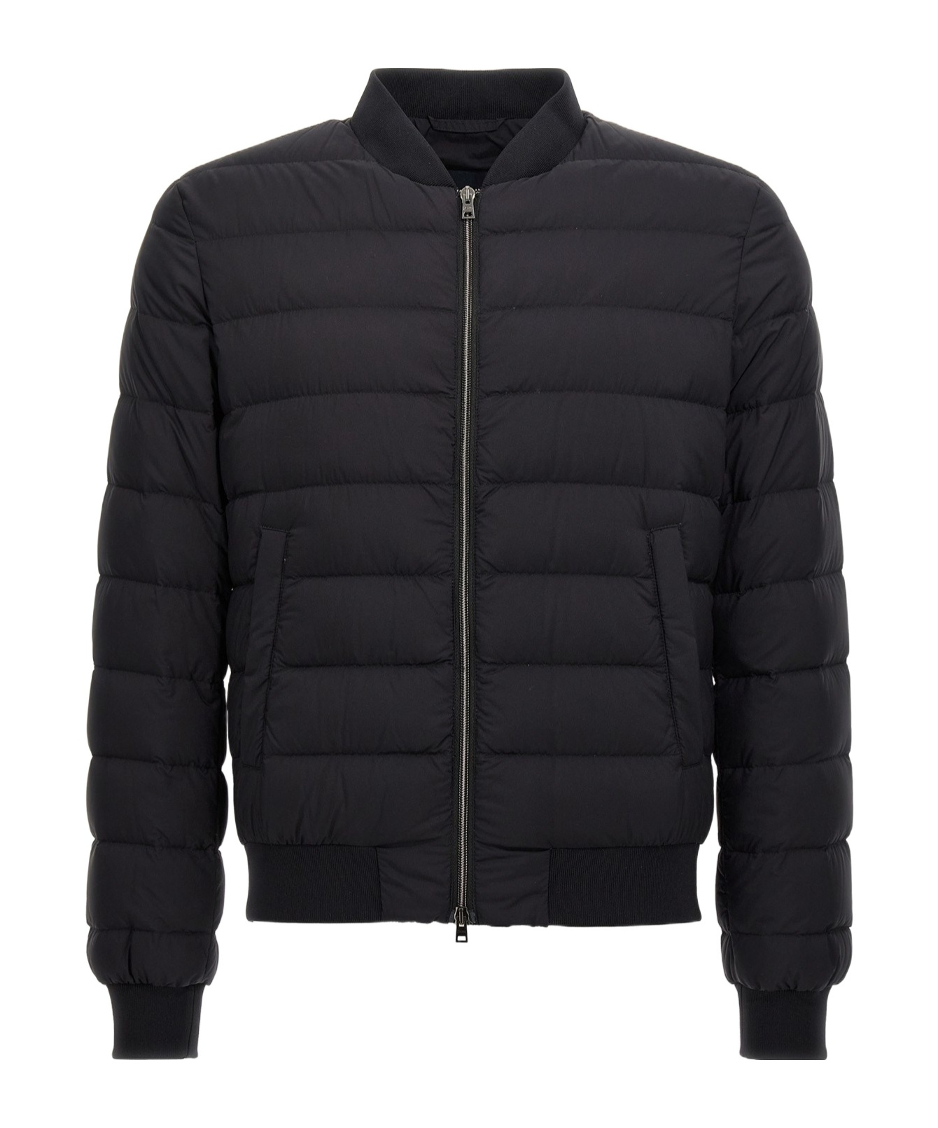 Herno Laviatore Bomber Jacket In Black