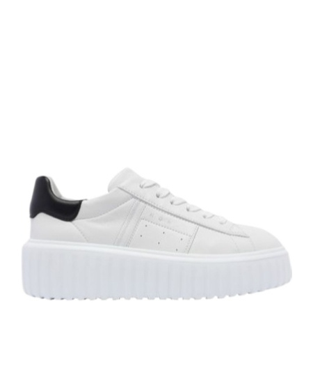 Hogan H645 Leather Sneakers In White