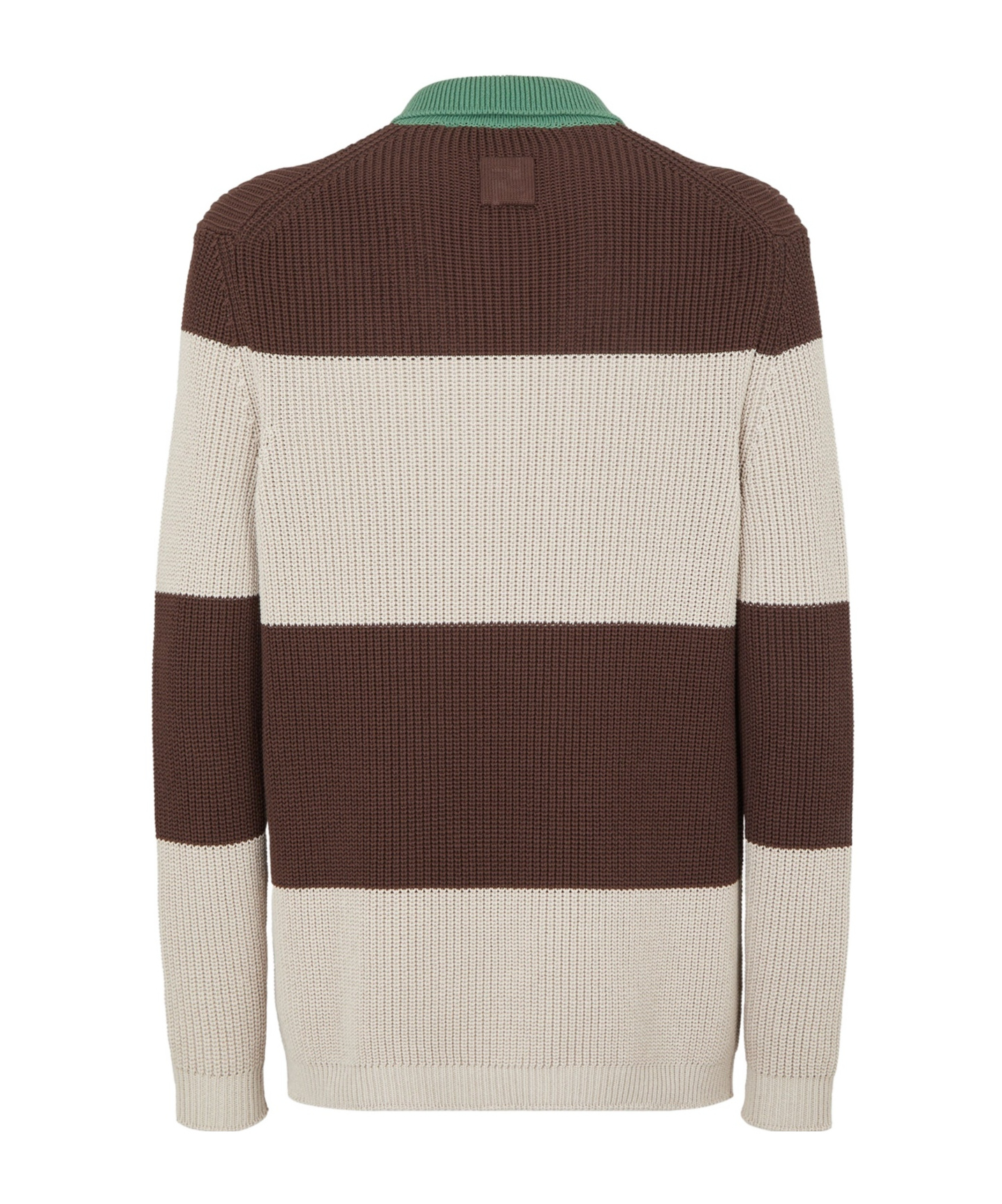 Fendi Cotton Knitted Polo In Multi