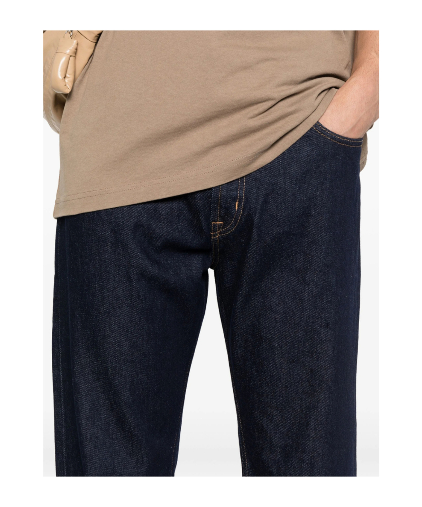 7 For All Mankind Belt-loop Jeans In Black
