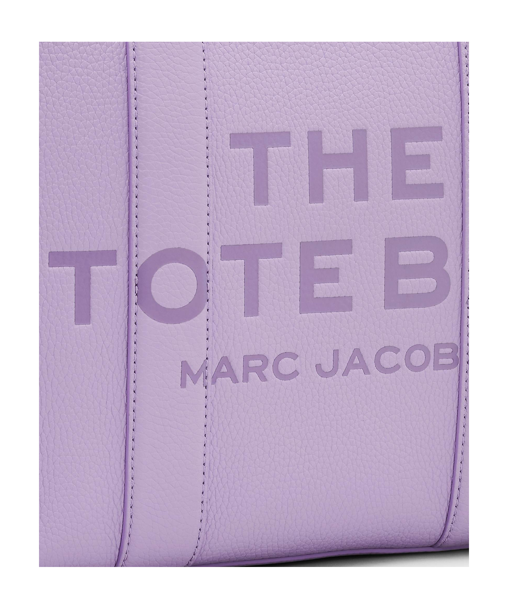 Marc Jacobs The Leather Medium Tote Bag In Purple