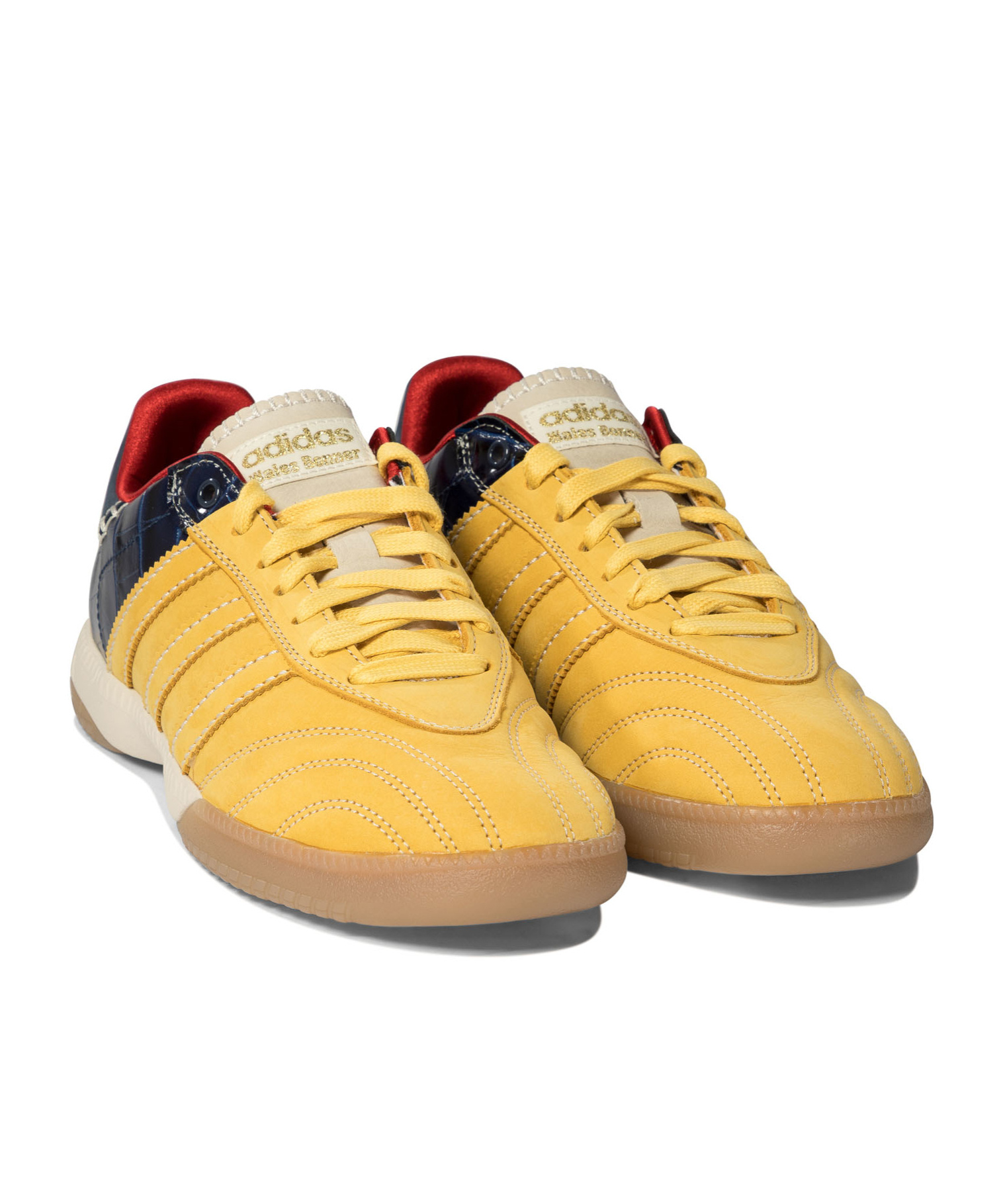 Adidas Originals Adidas Mn Samba Suede Sneakers Fade Yellow Gold In Yellow