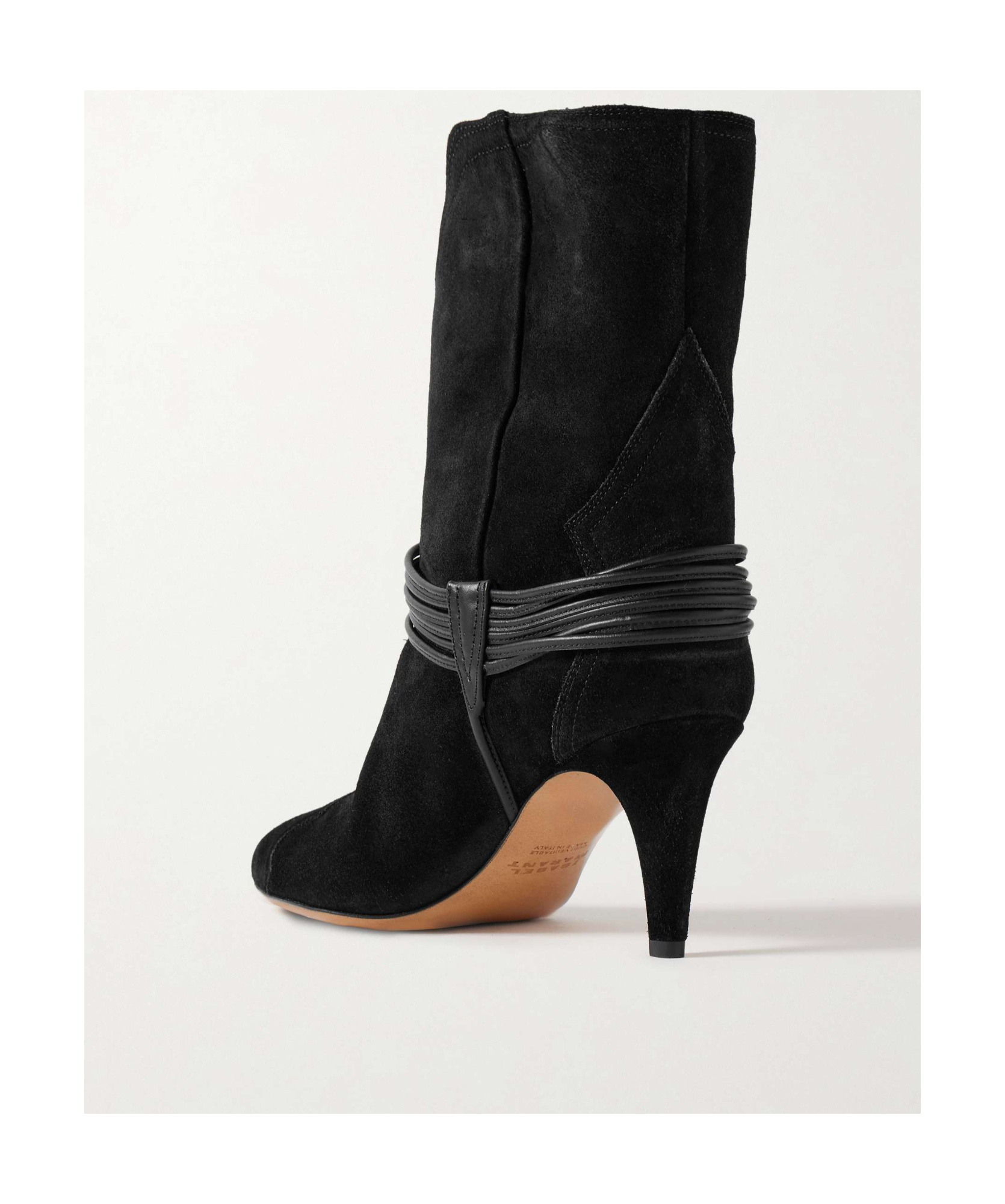 Isabel Marant Dytho Embellished Ankle Boots In Black