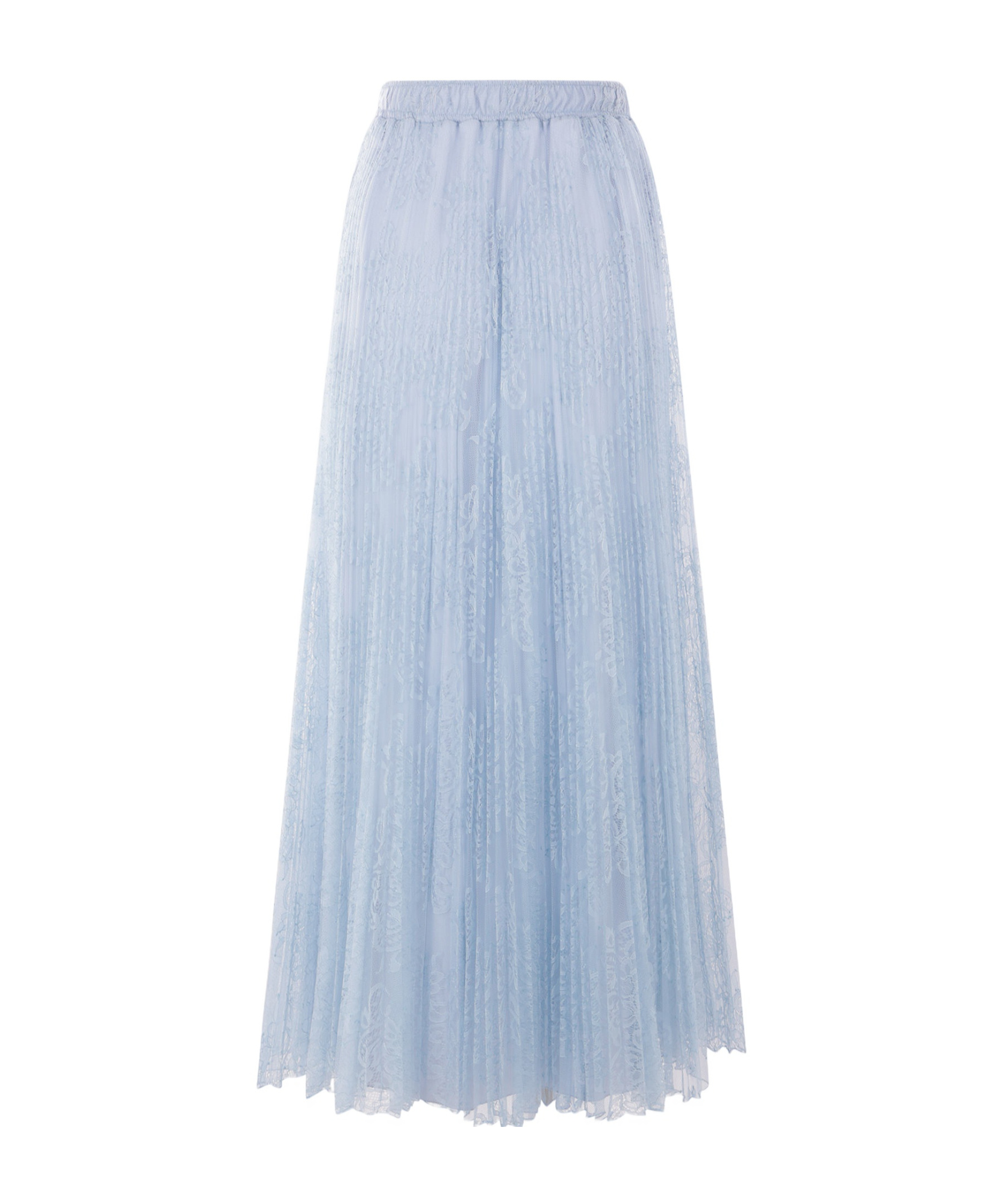 Ermanno Scervino Elastic Waist Skirt In Blue