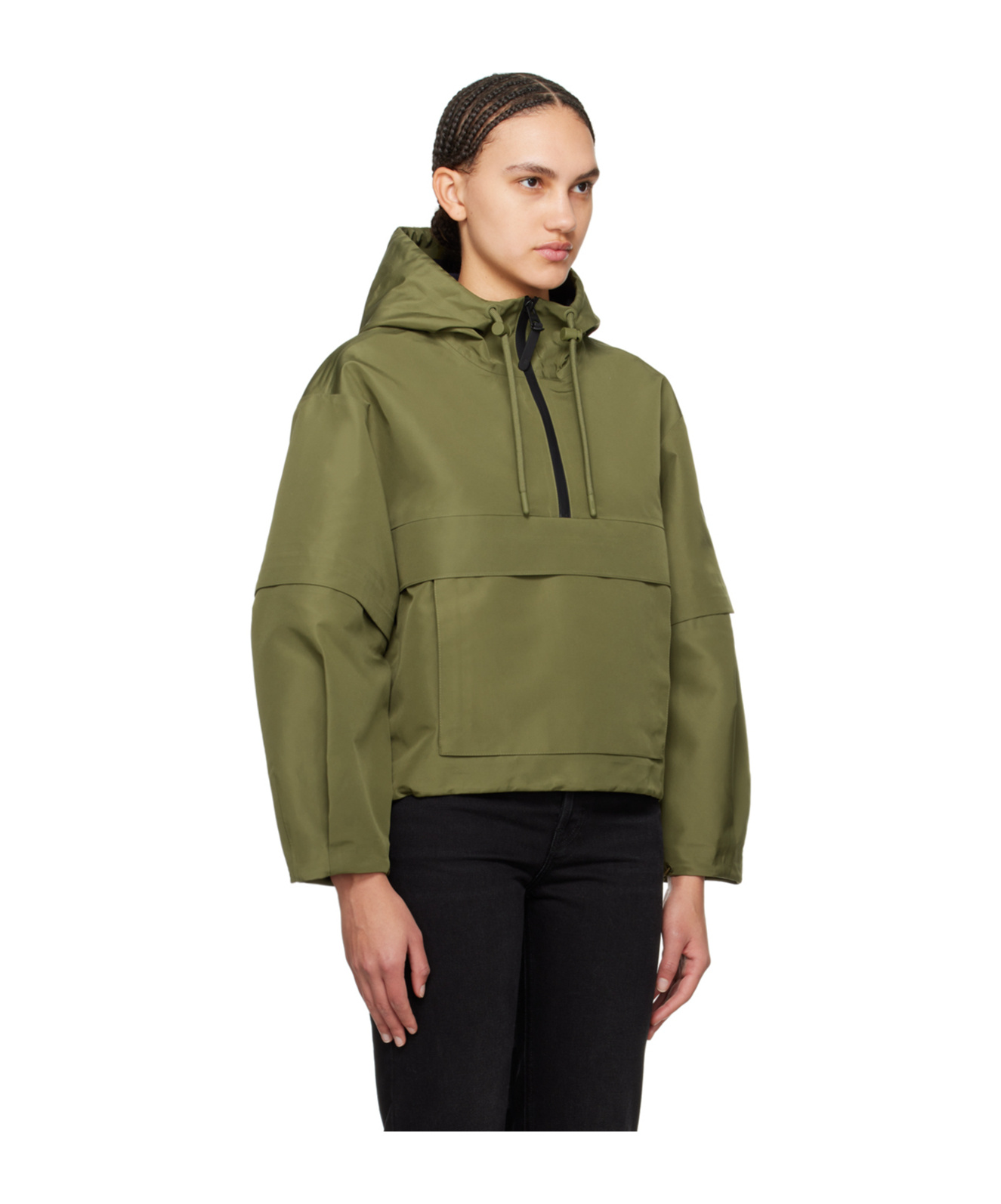 Mackage Demie Zippered Casual Jacket In Green