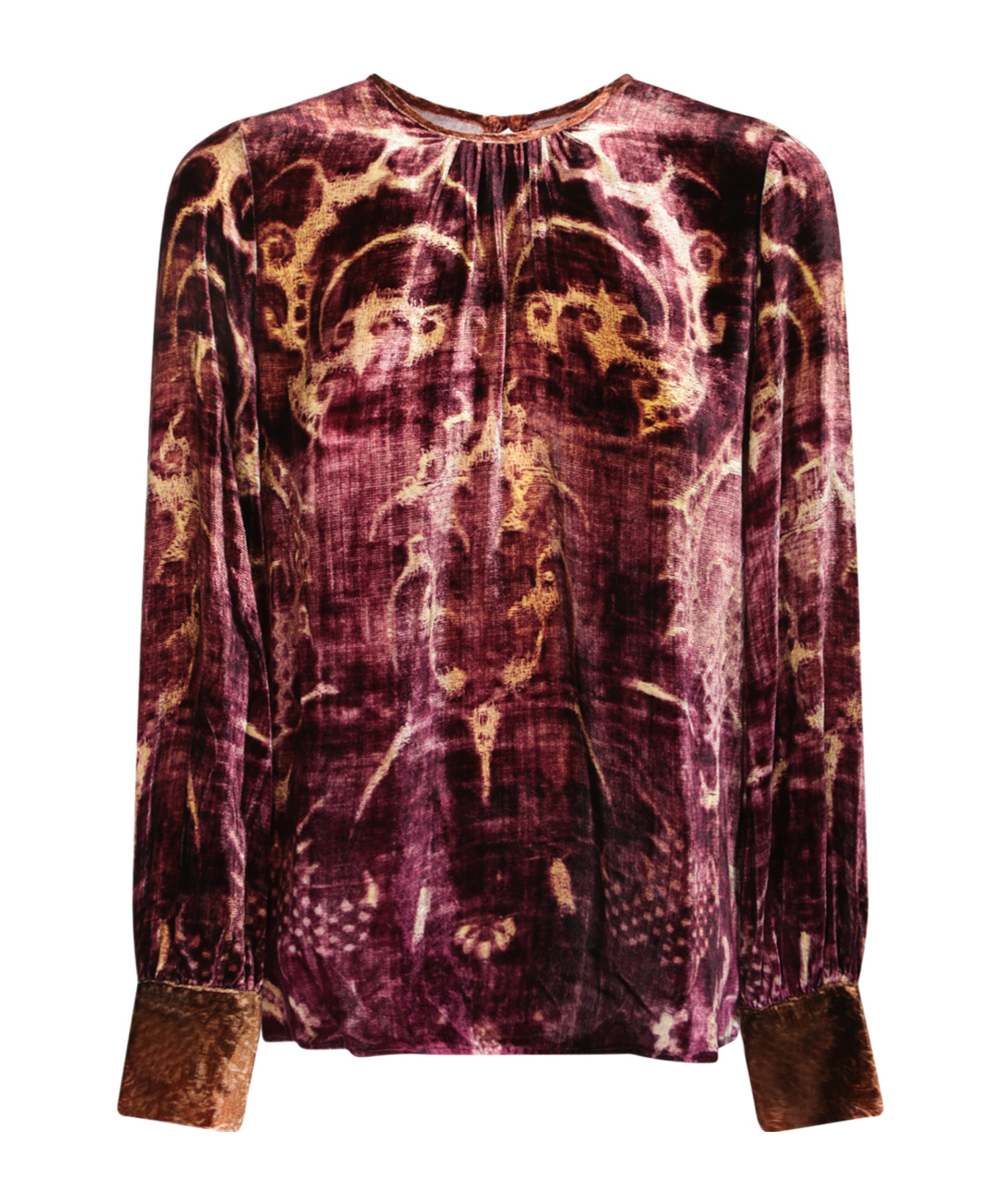 Pierre-louis Mascia Pierre Louis Mascia Silk Blend Shirt In Brown