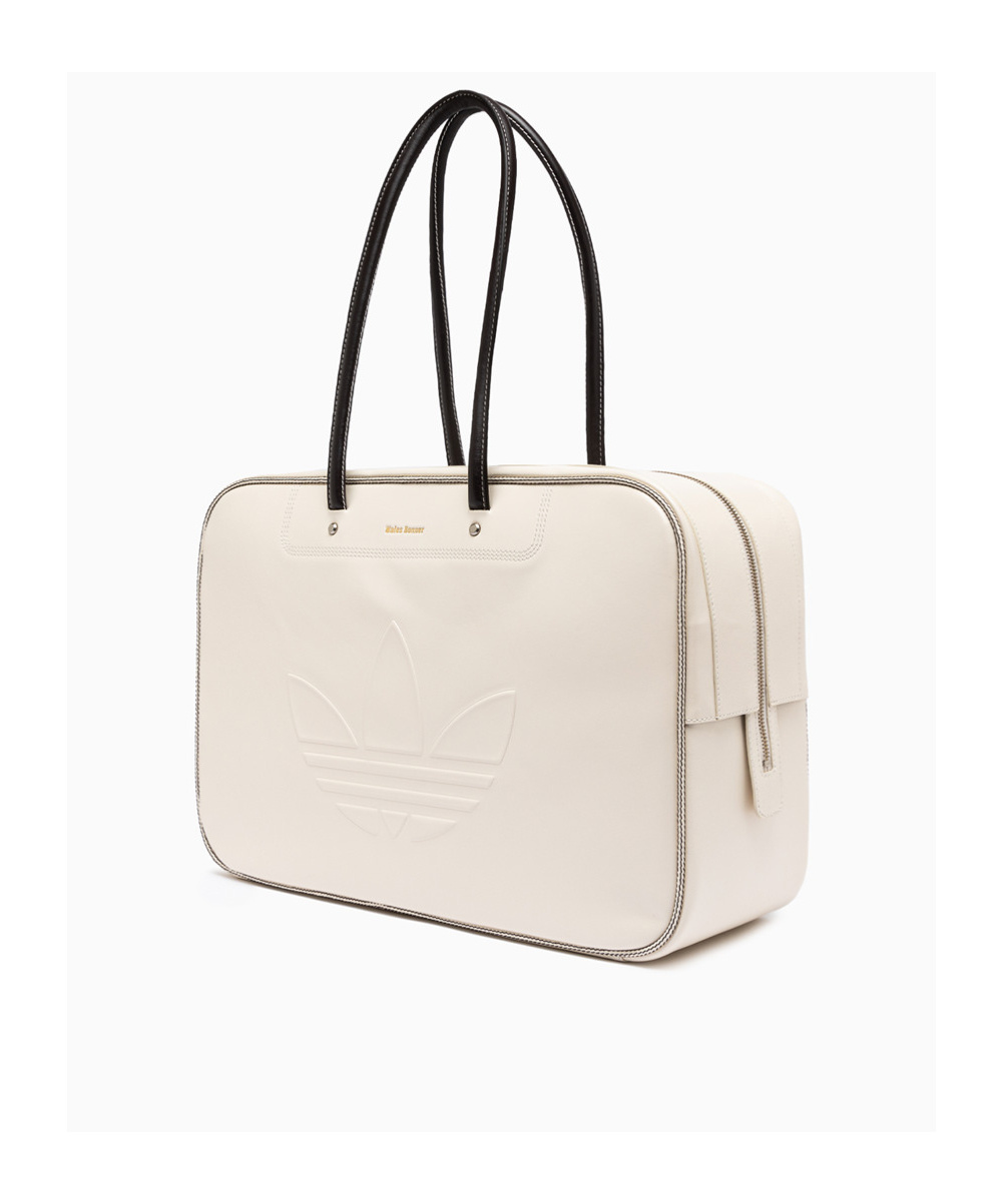 Adidas X Wales B Onner Zippered Handbag In White