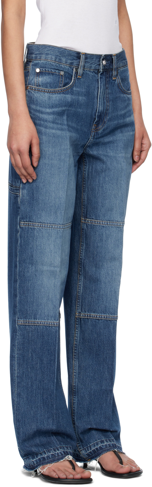 Helmut Lang Carpenter Jeans In Blue