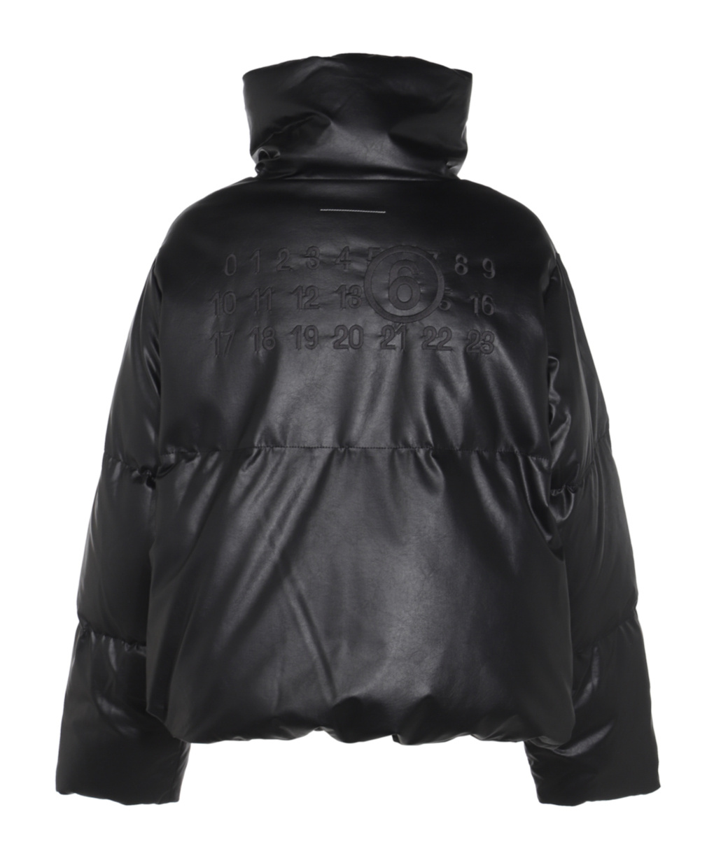 Mm6 Maison Margiela Pleather Puffer Jacket