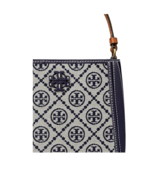 Tory Burch Mcgraw Logo Patch Bucket Bag In Gray