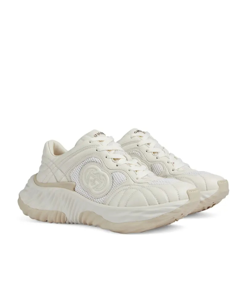 Gucci Ripple Series Sneakers In White
