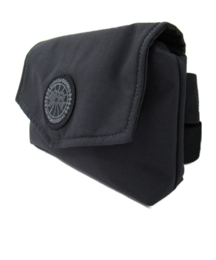 Canada Goose Black Mini Waist Pack Pouch In Black