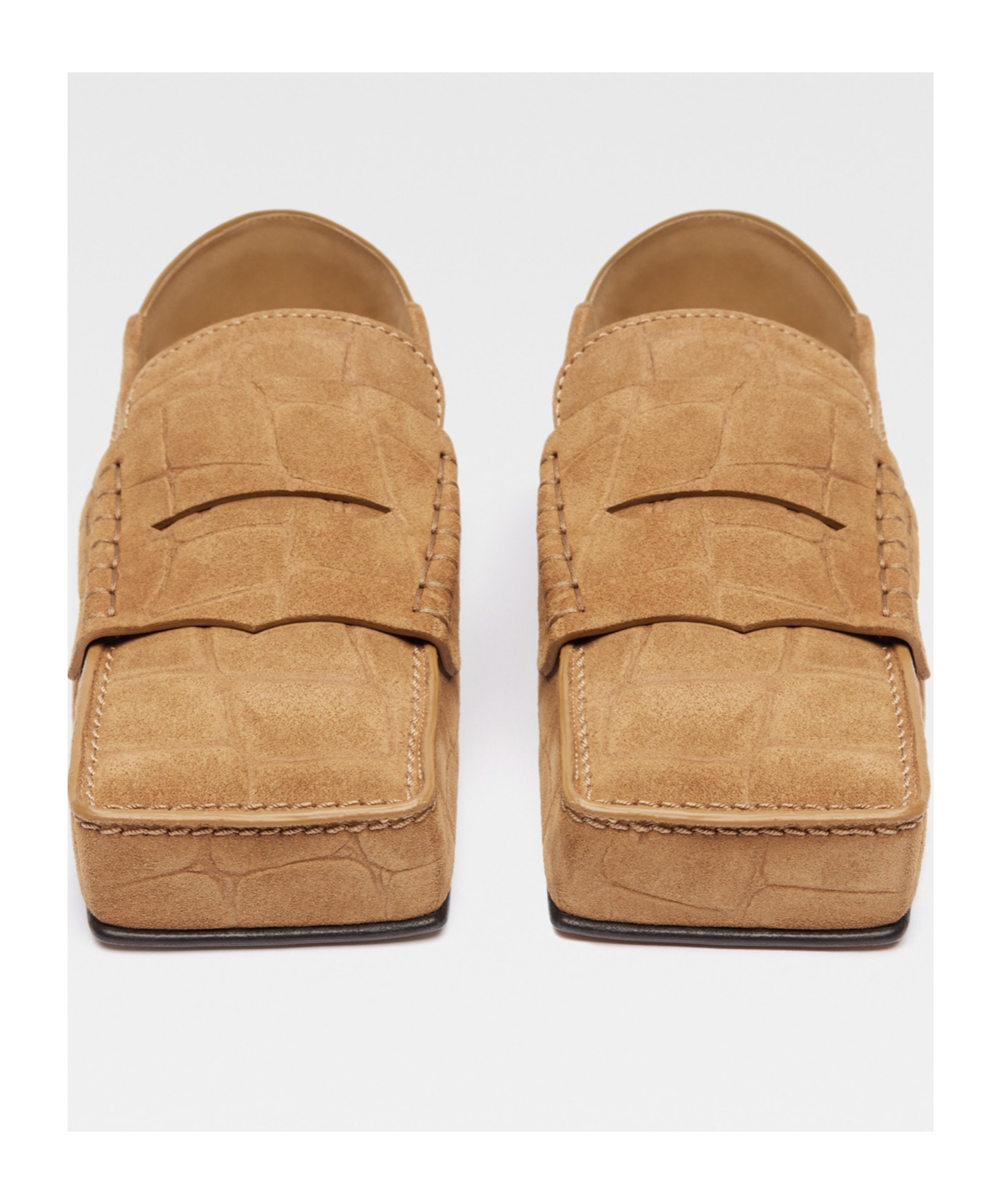 Jacquemus Les Mocassins Carre In Brown