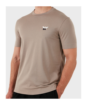 Emporio Armani Short-sleeved T-shirt In Nude