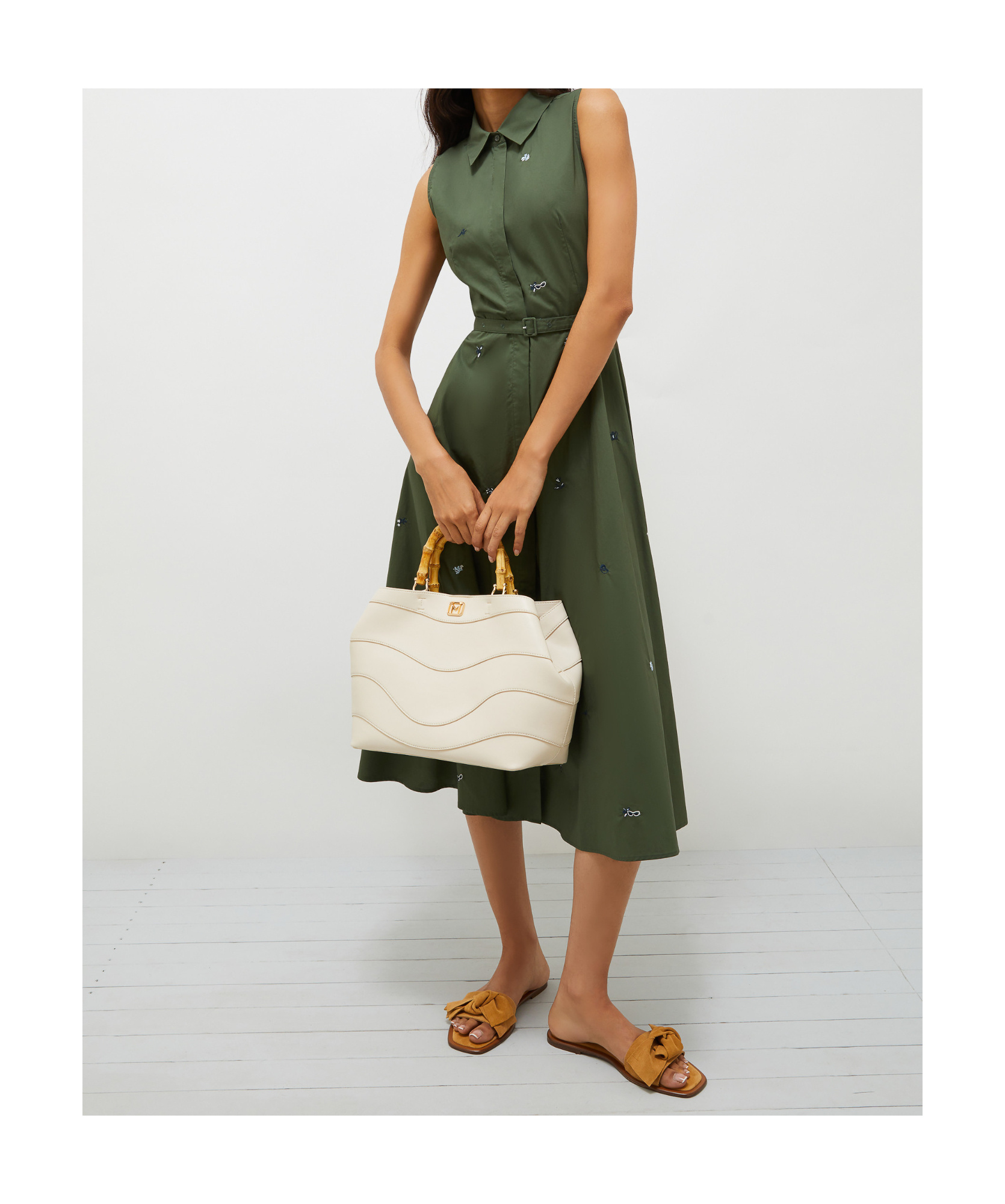 Shop Marella Fit-and-flare Dress