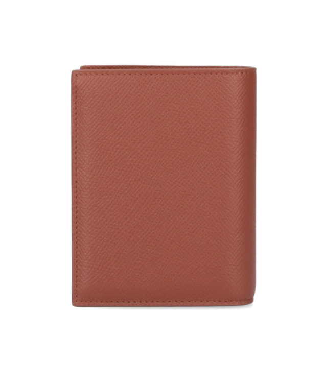 Ferragamo Bi-fold Wallet Gancini In Brown