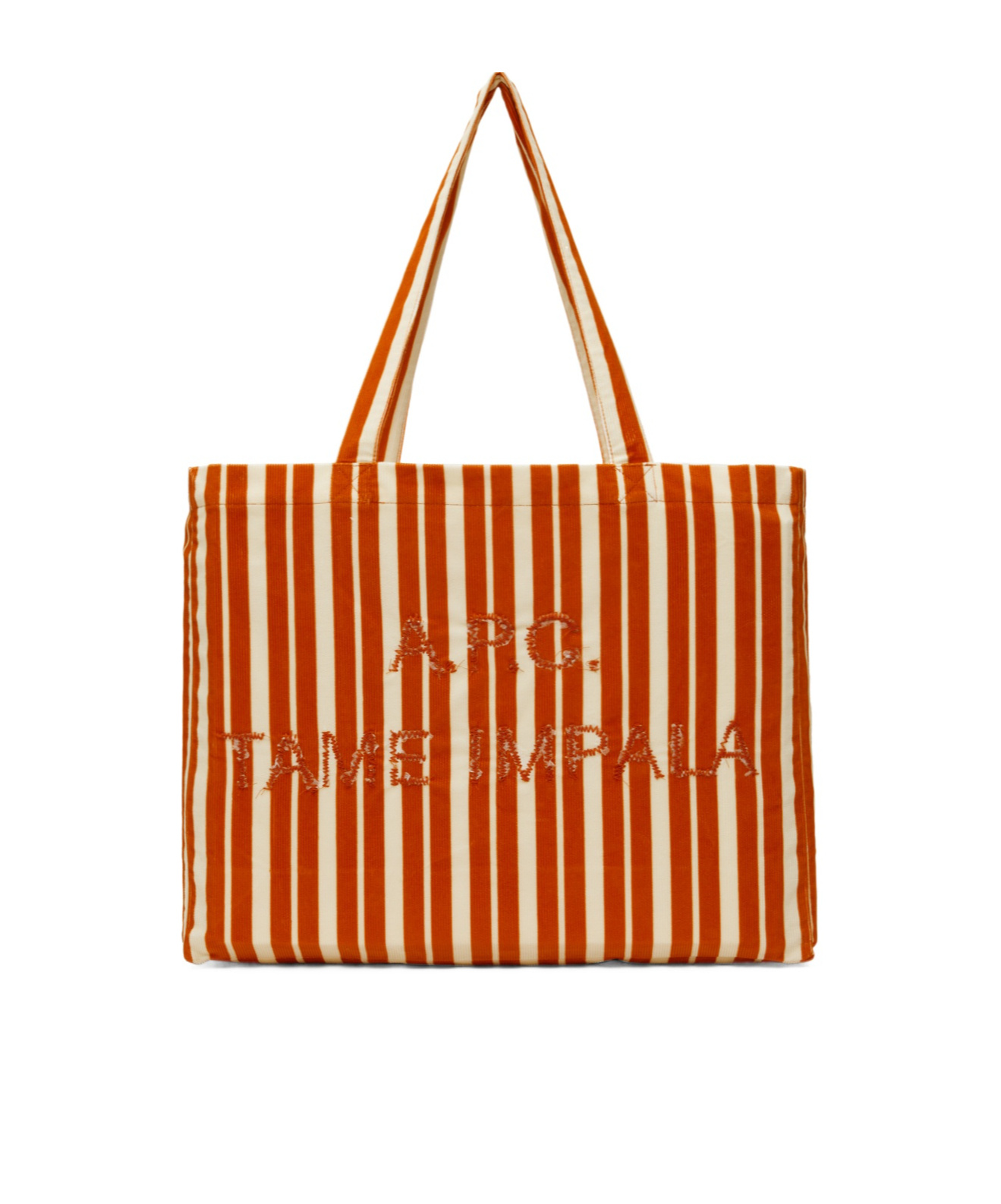 Apc A.p.c. X Tame Impala Striped Leash Tote In Red
