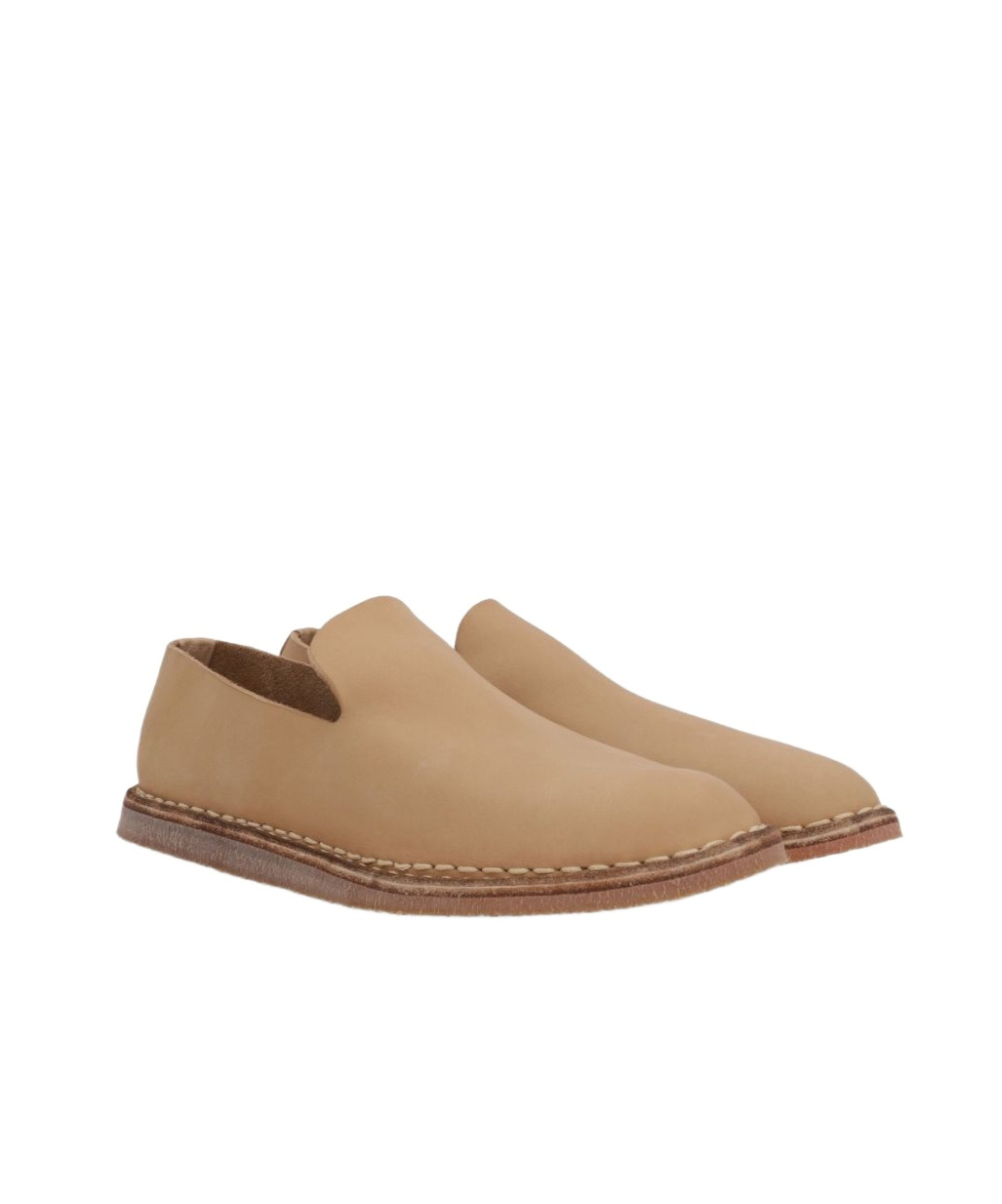Guidi Round Toe Flat Shoes