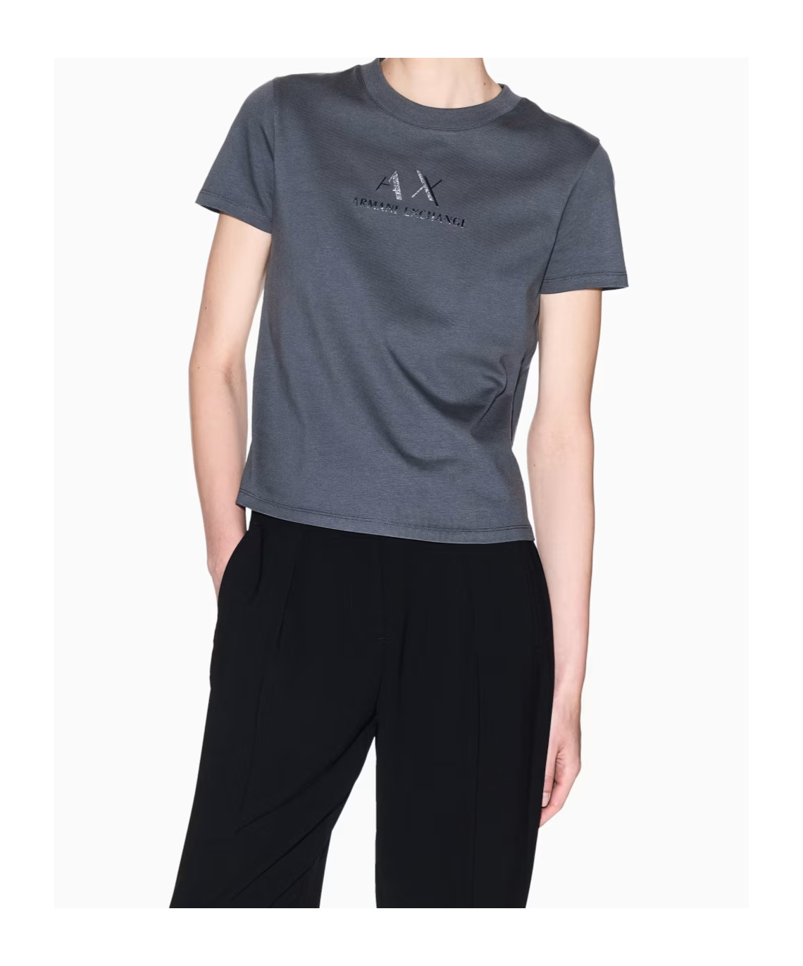 Armani Exchange Regular Fit T-shirts In Blue