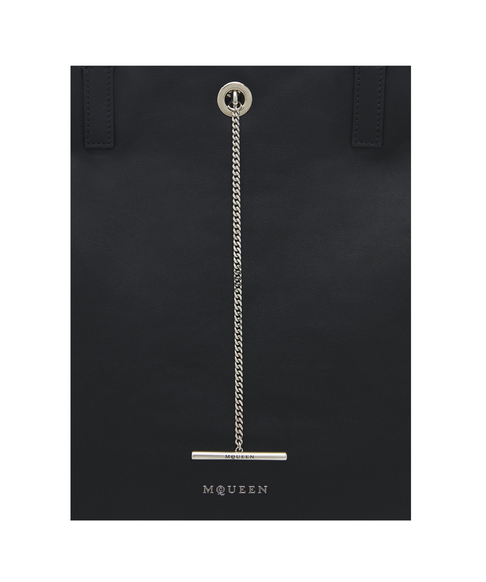 Alexander Mcqueen Pendant Tote Bag In Black