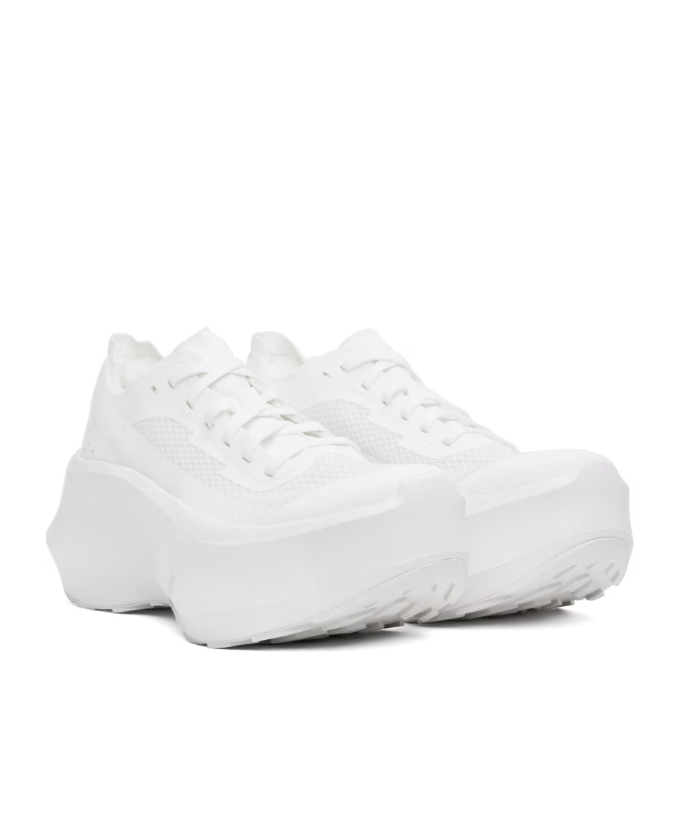 COMME DES GARÇONS COMME DES GARÇONS X SALOMON LOGO-LACE-UP TRAINERS 