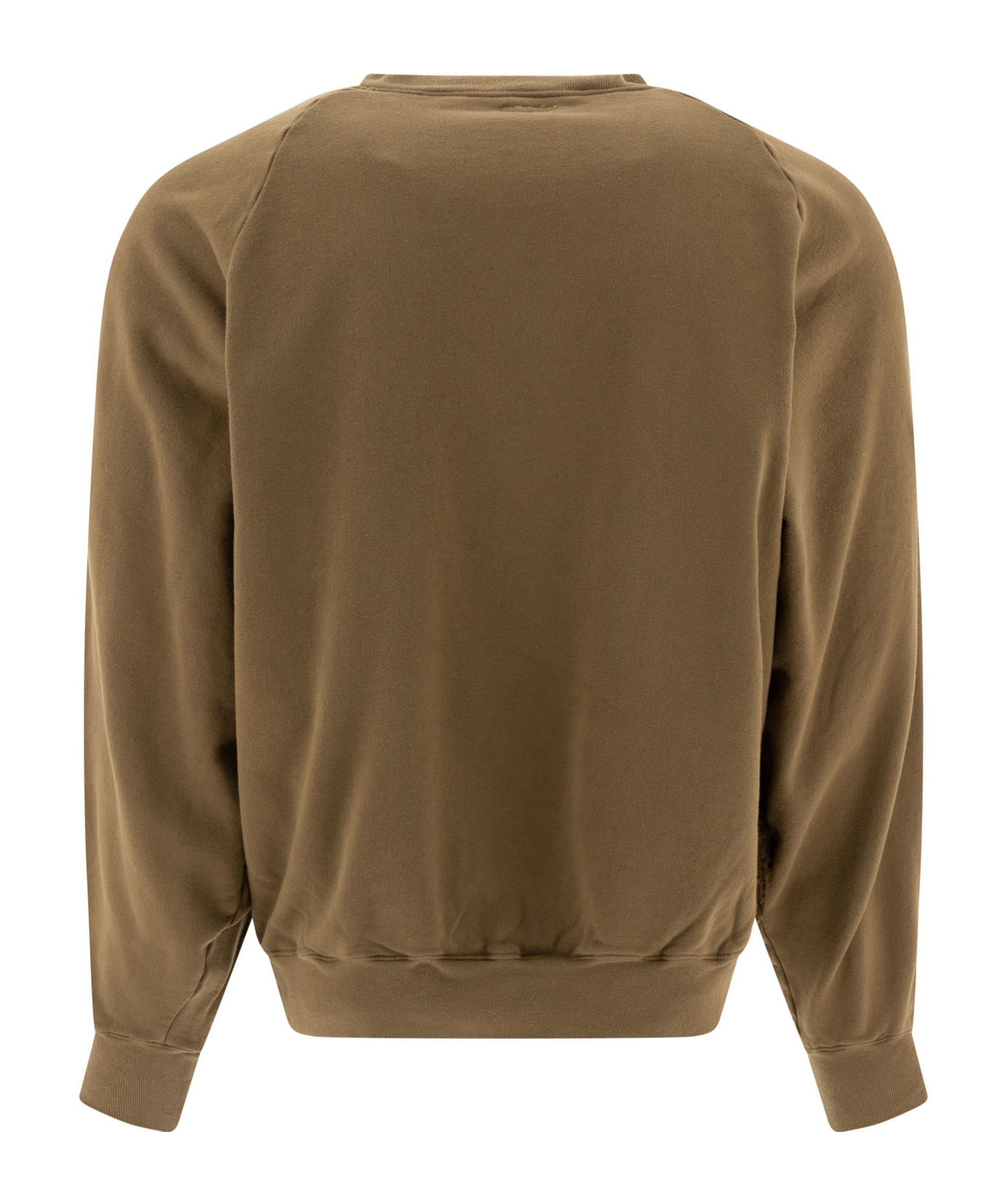 Shop Kapital Faux Fur-embellished Sweatshirt In Brown