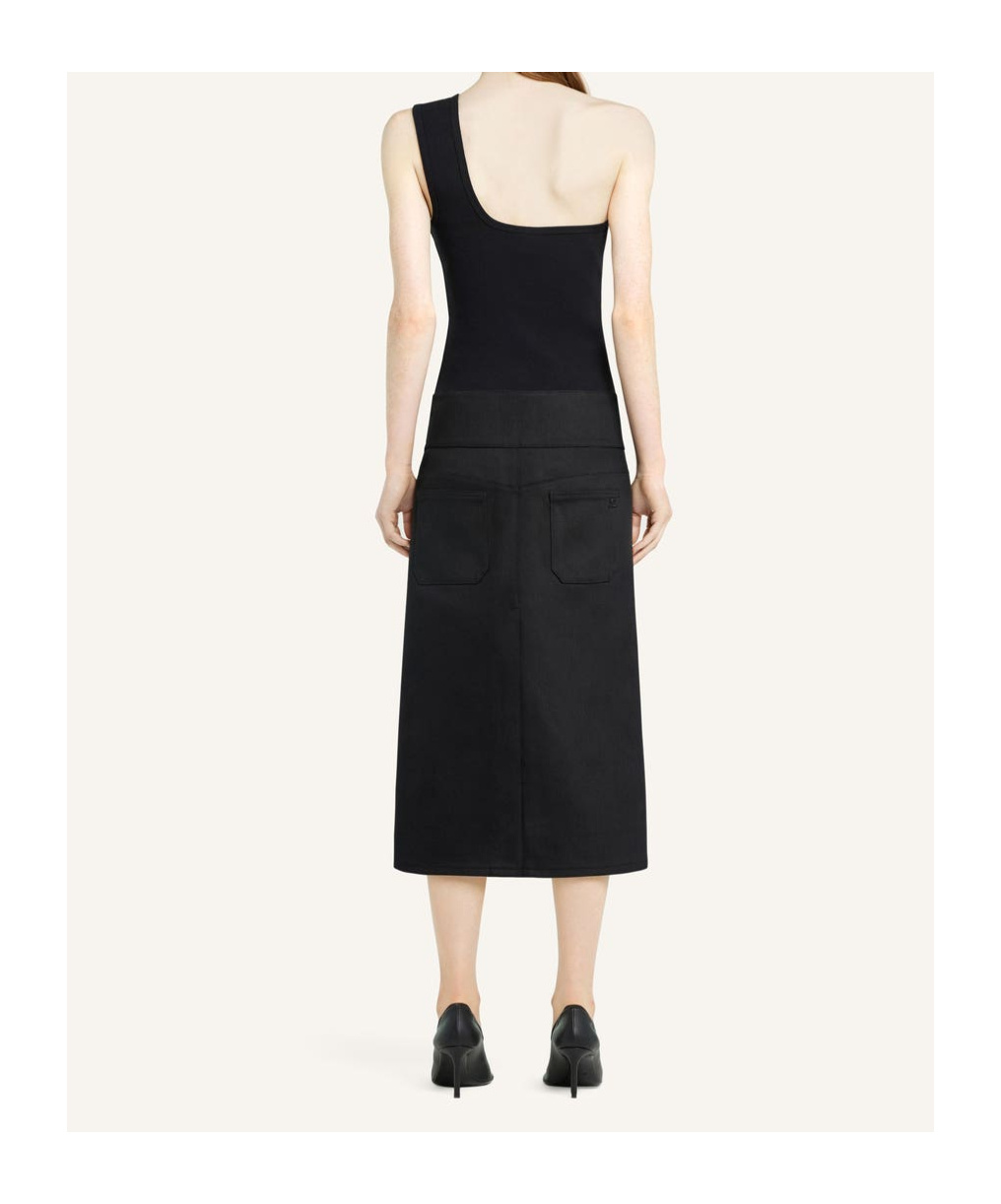 Courrèges Belted Midi Skirt