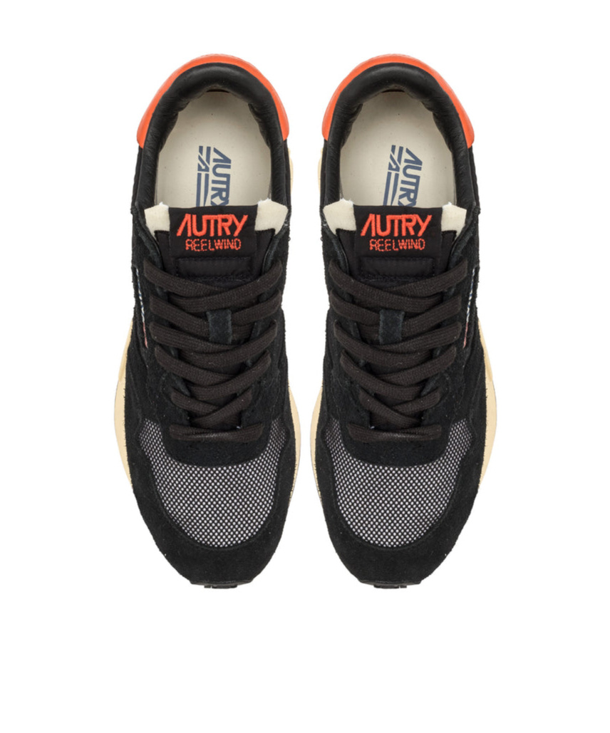 Autry Reelwind Low Sneakers In Black