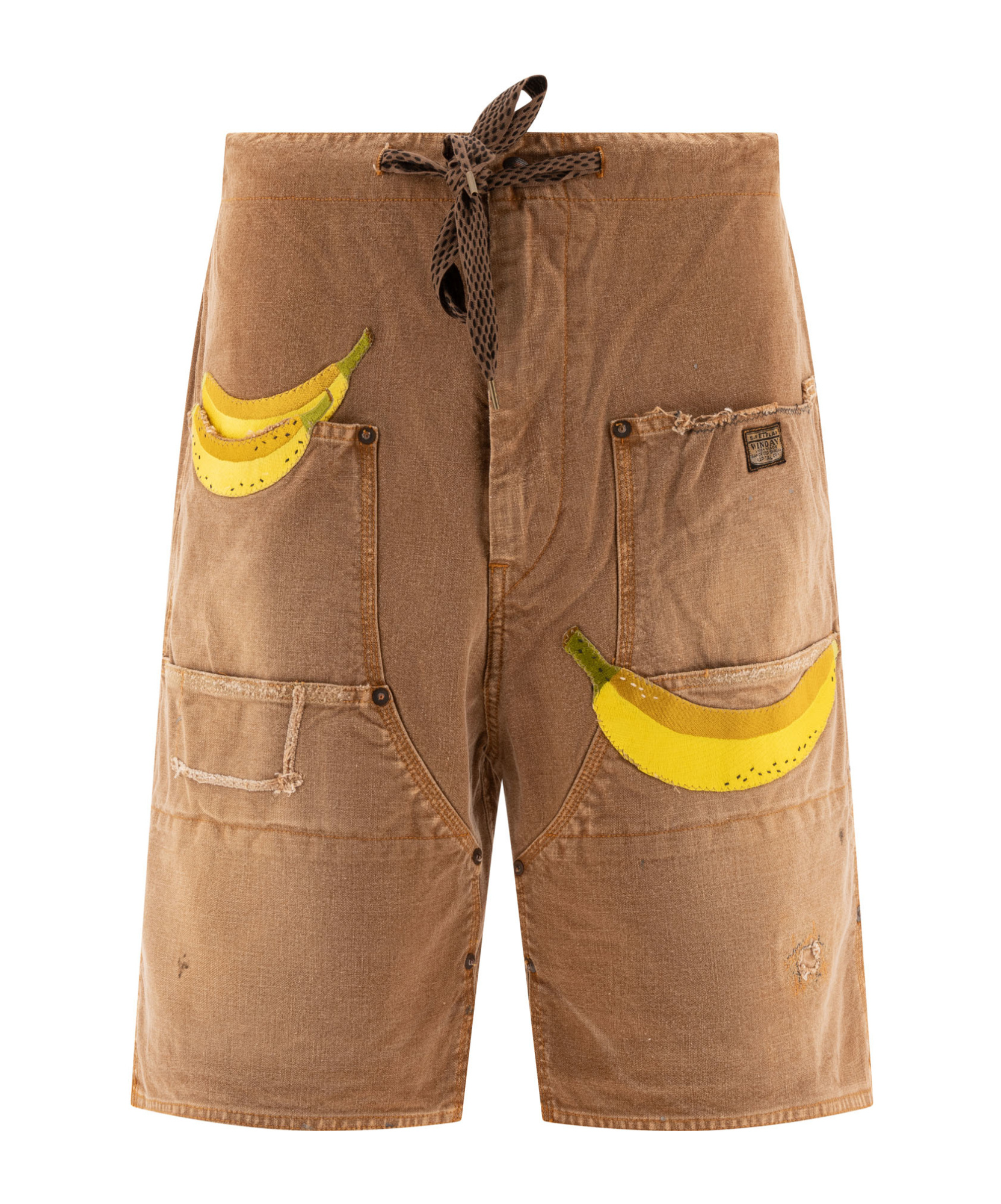 Shop Kapital Wide-leg Shorts In Brown