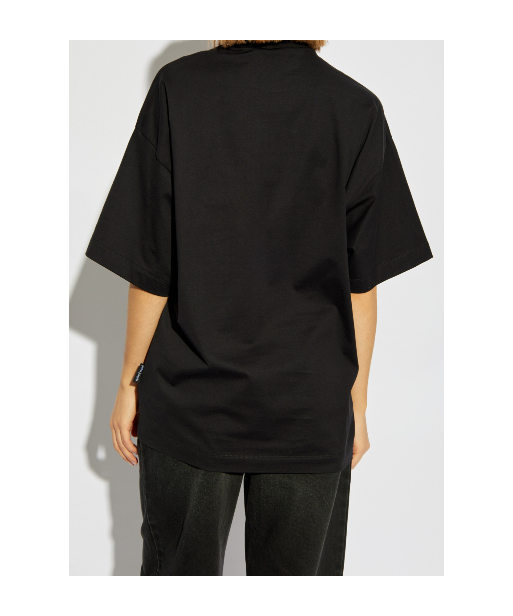 Palm Angels Short-sleeved T-shirt In Black