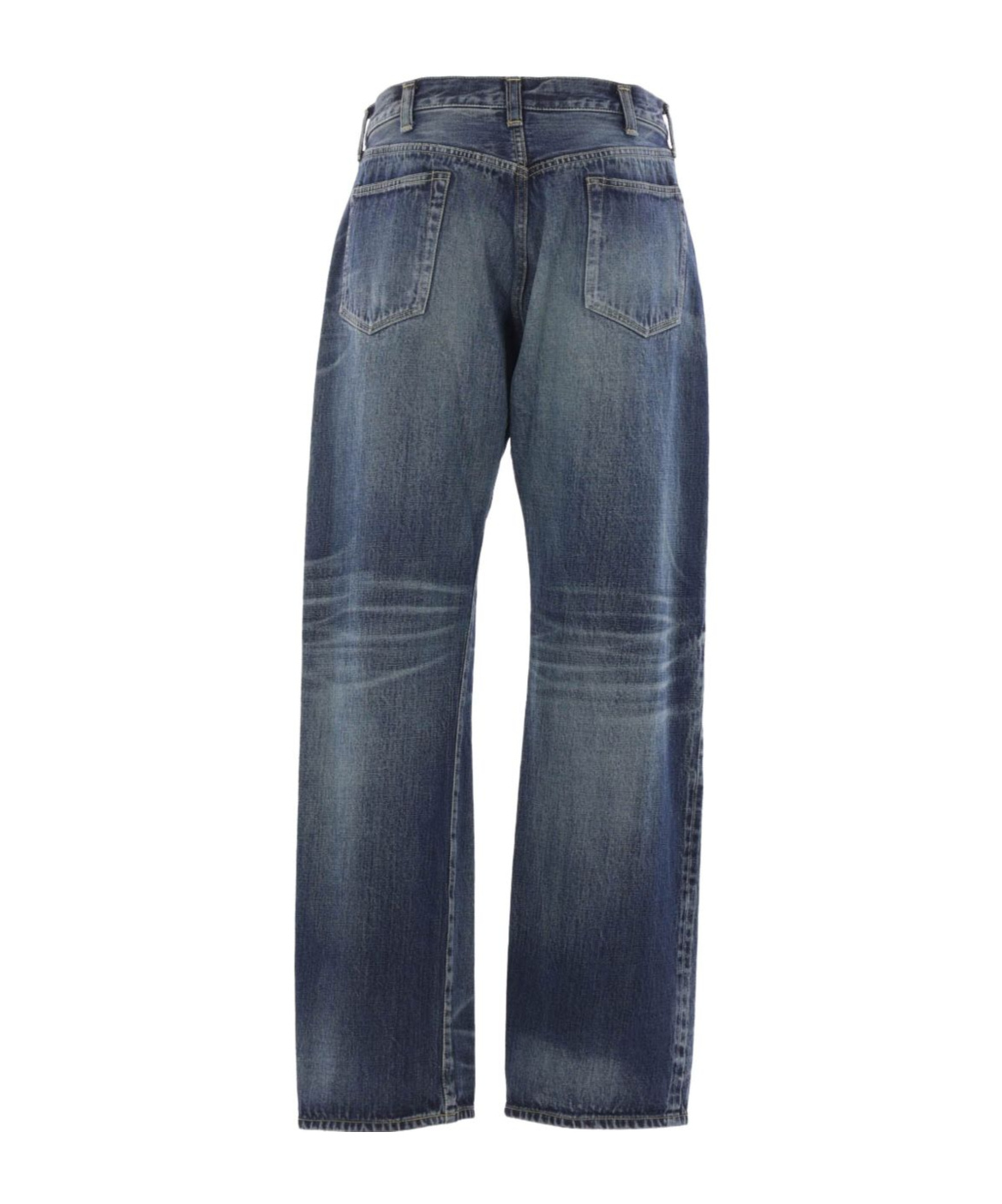 Junya Watanabe Belt Loop Denim Trousers In Black