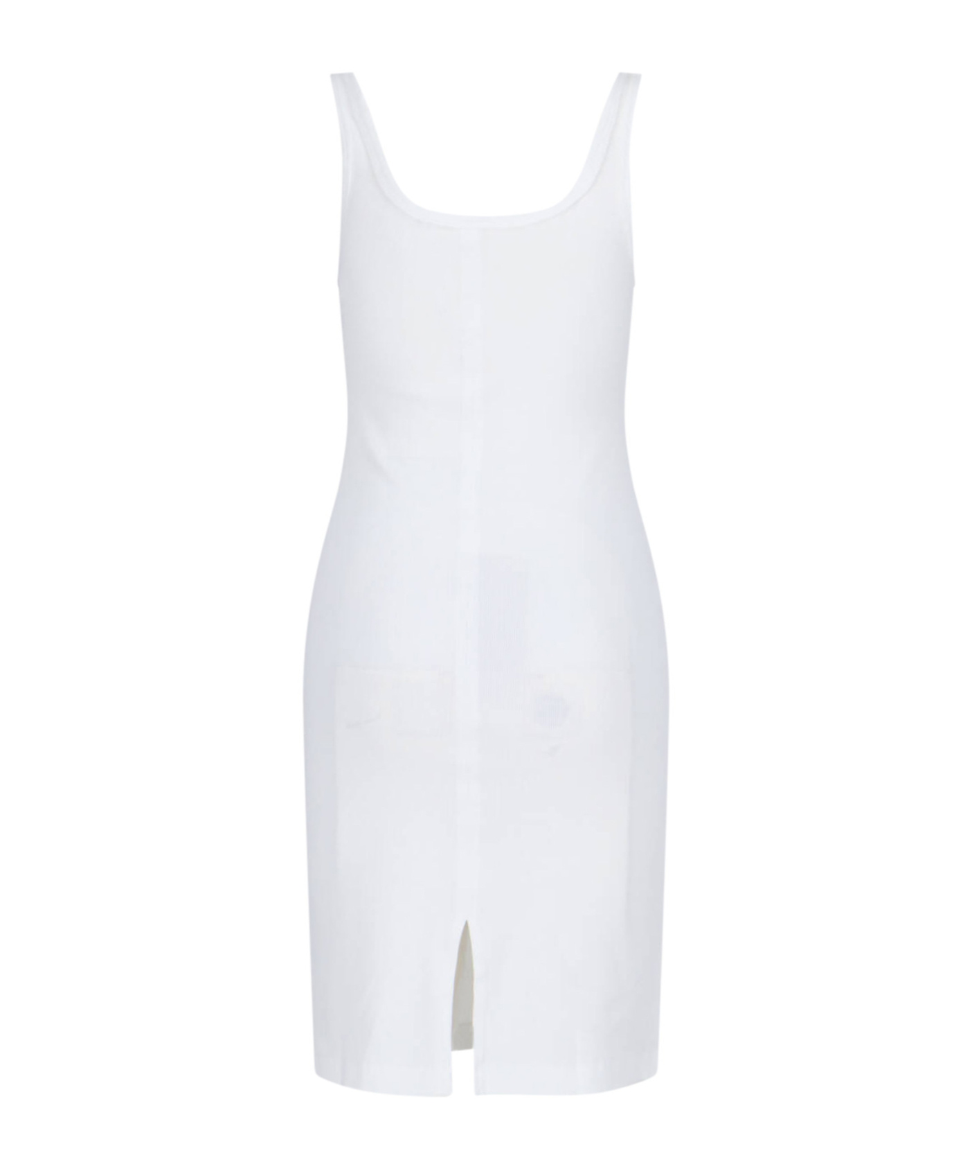 Mm6 Maison Margiela Sleeveless Dress In White