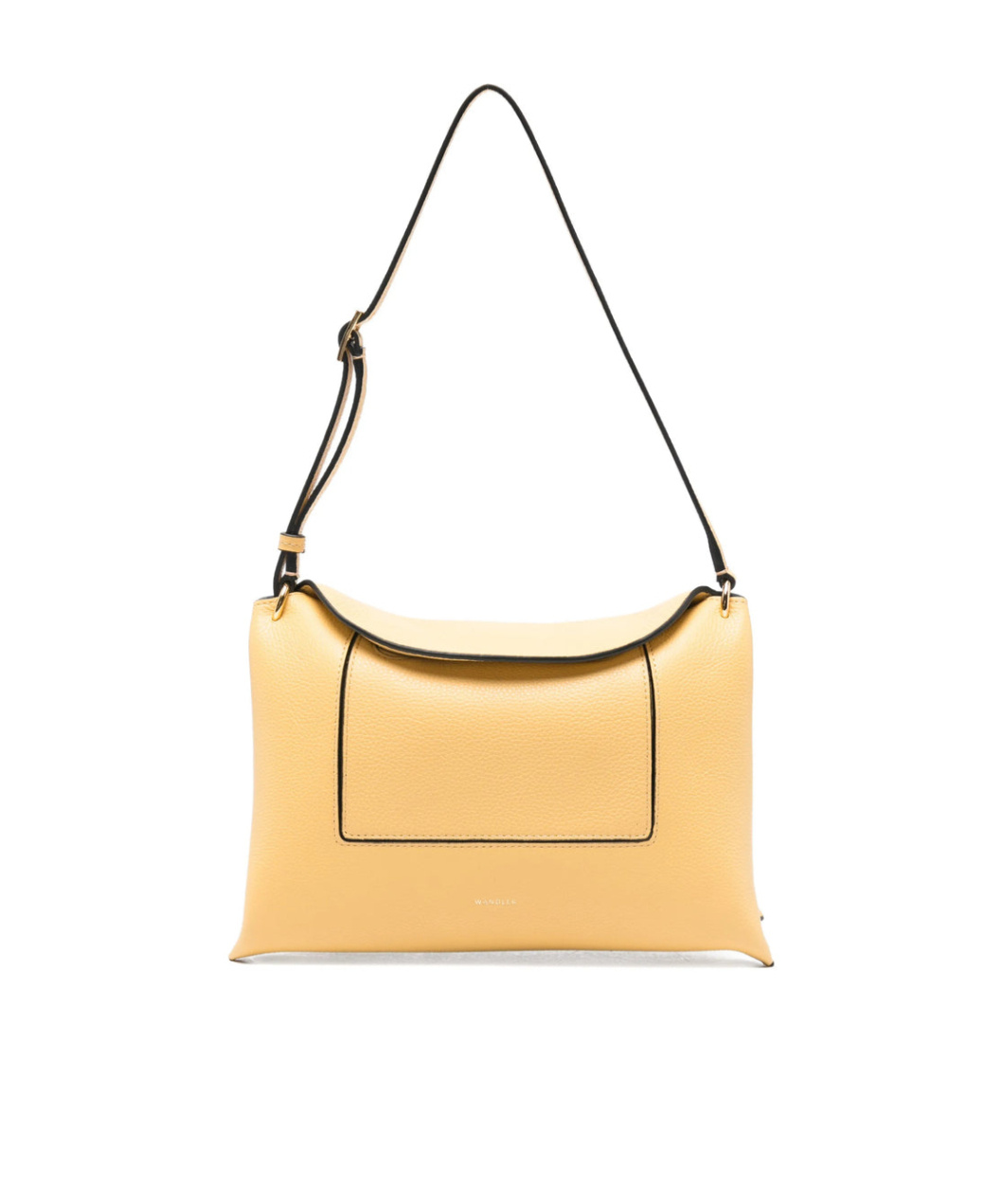 Wandler Penelope Slouch Logo-detail Shoulder Bag In Neutral