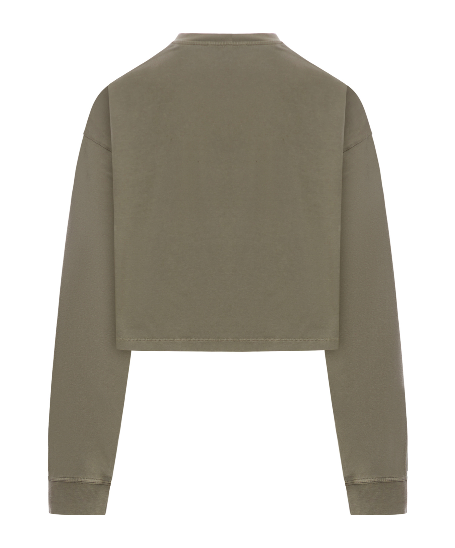 Miu Miu Long-sleeved T-shirt In Green