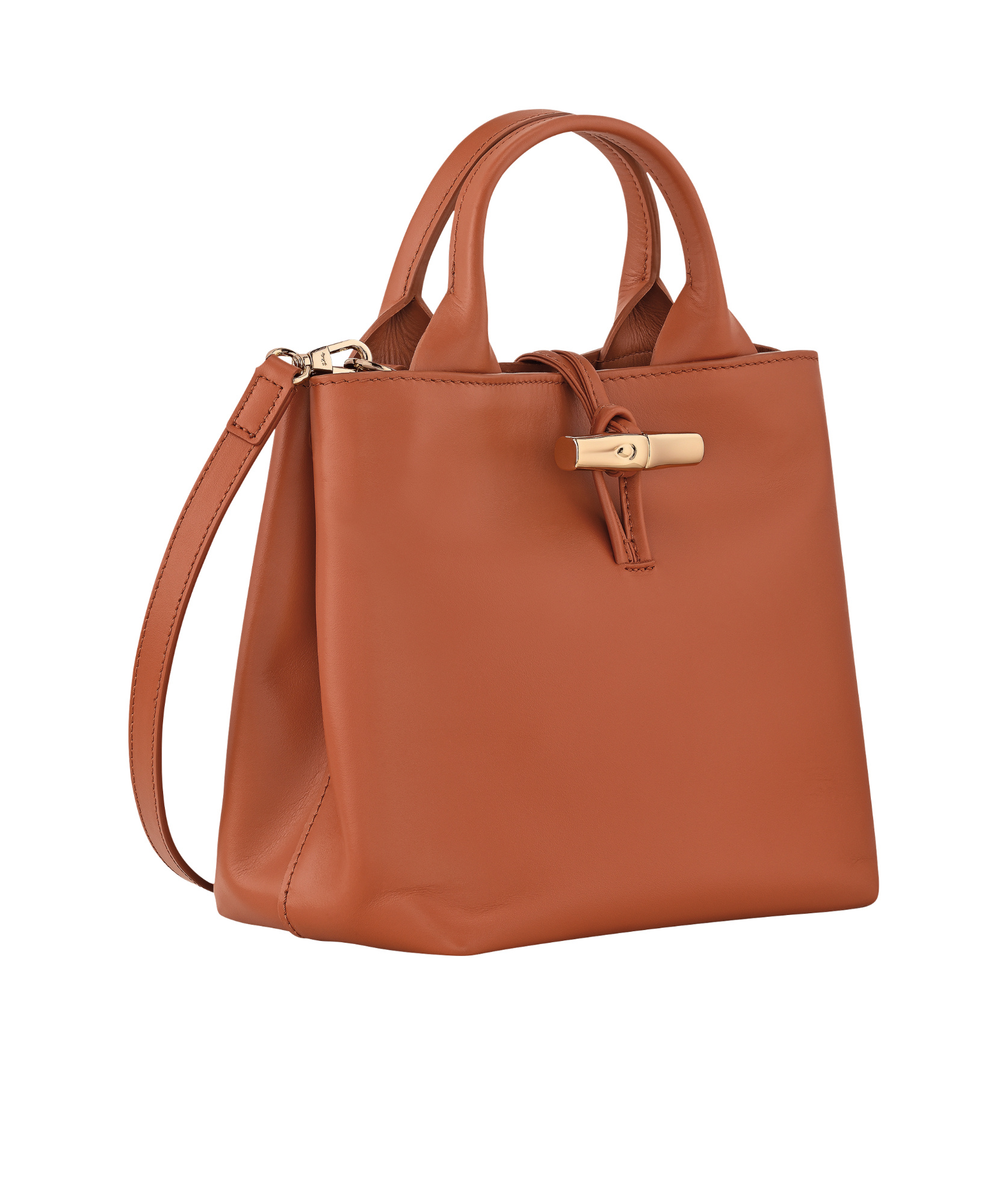 Longchamp Small Le Roseau Tote Bag In Brown