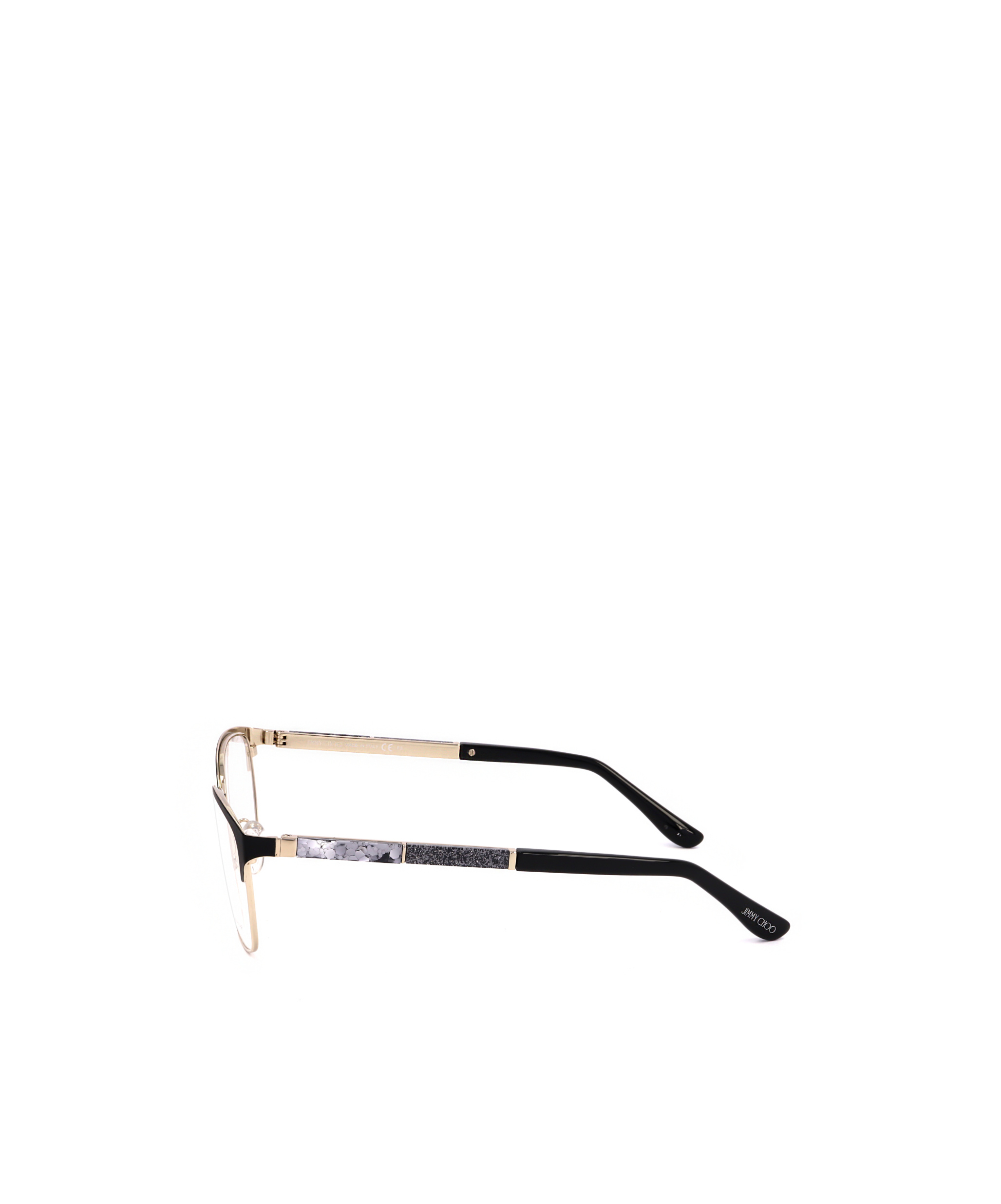 Jimmy Choo Eyewear Rectangle Frame Glasses In White