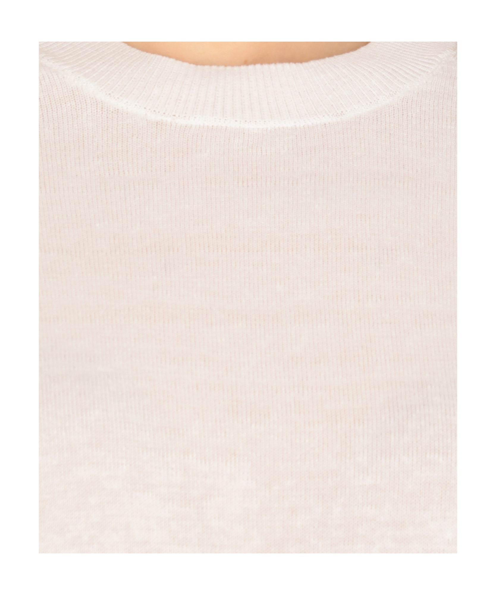 Peserico White Linen And Cotton Sweater