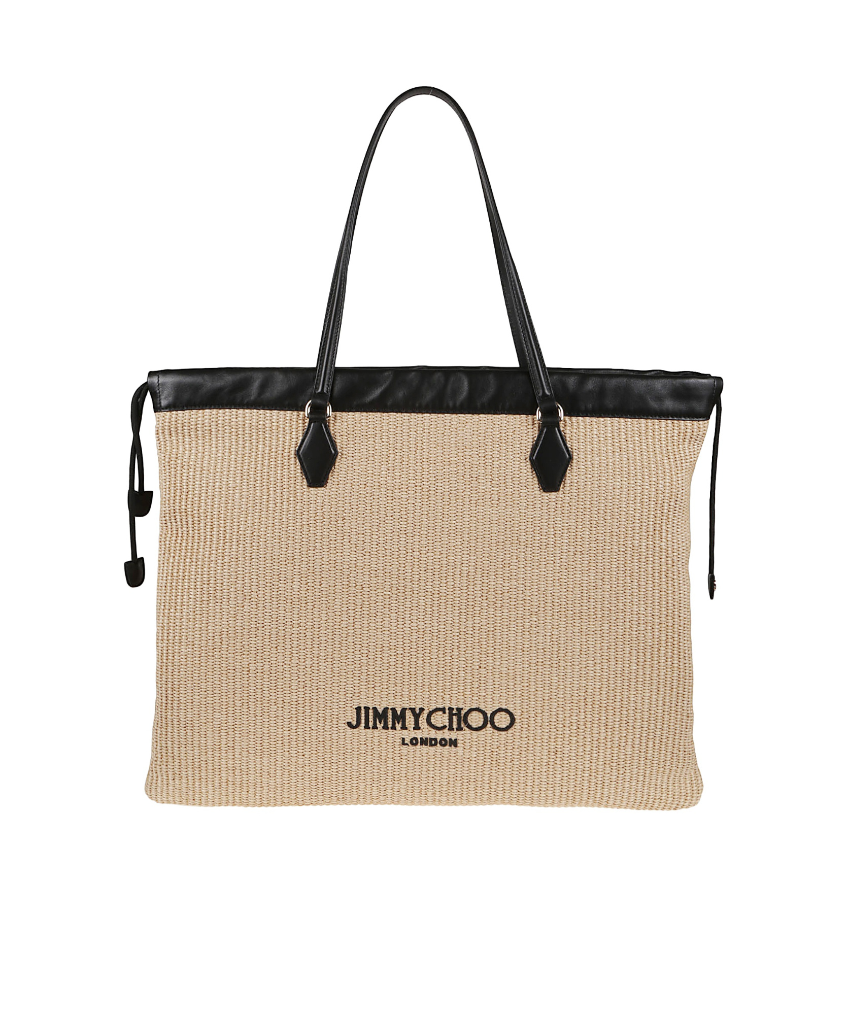 Jimmy Choo Large Drawstring Tote Bag