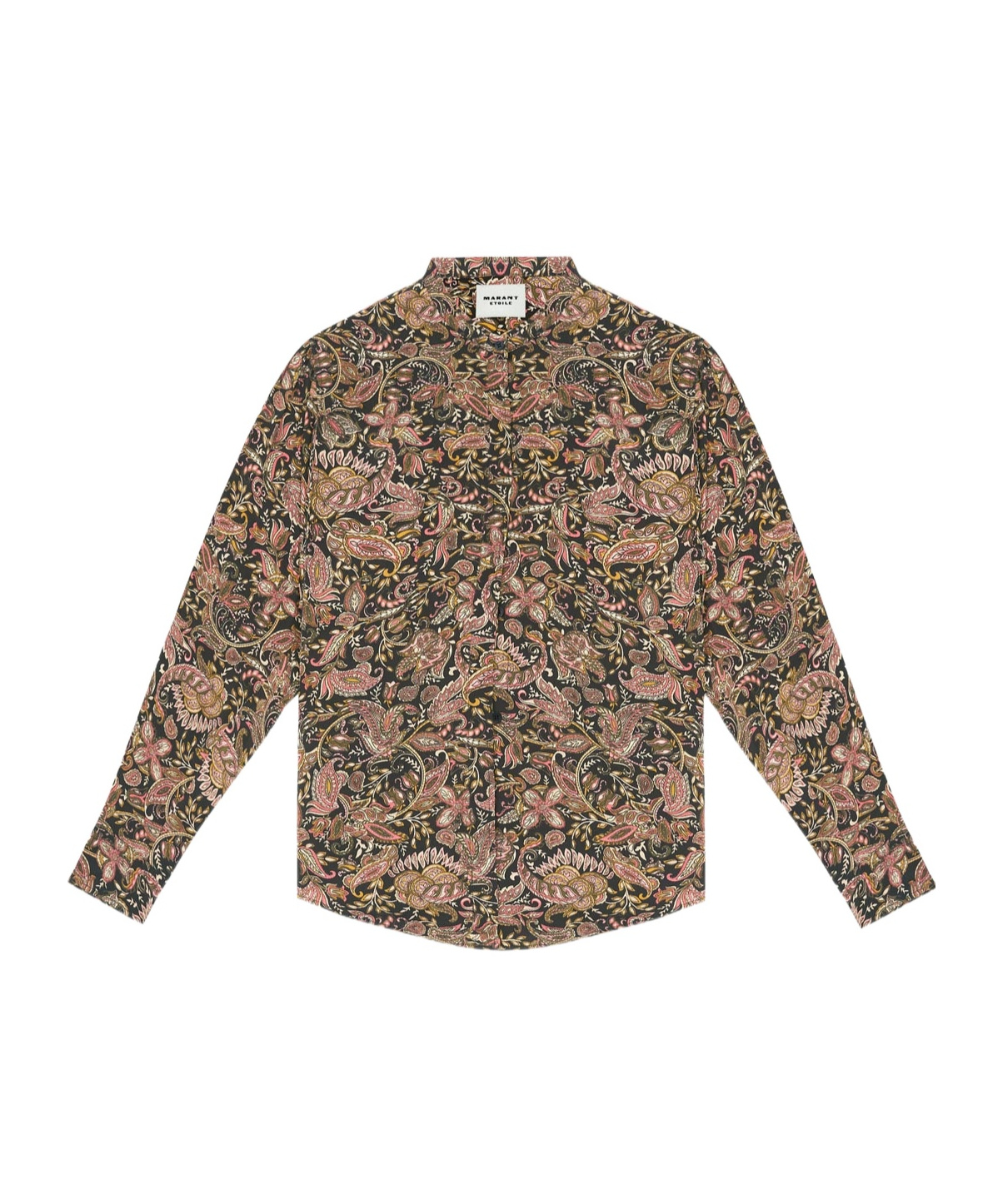 Isabel Marant Étoile Floral-print Shirt In Brown