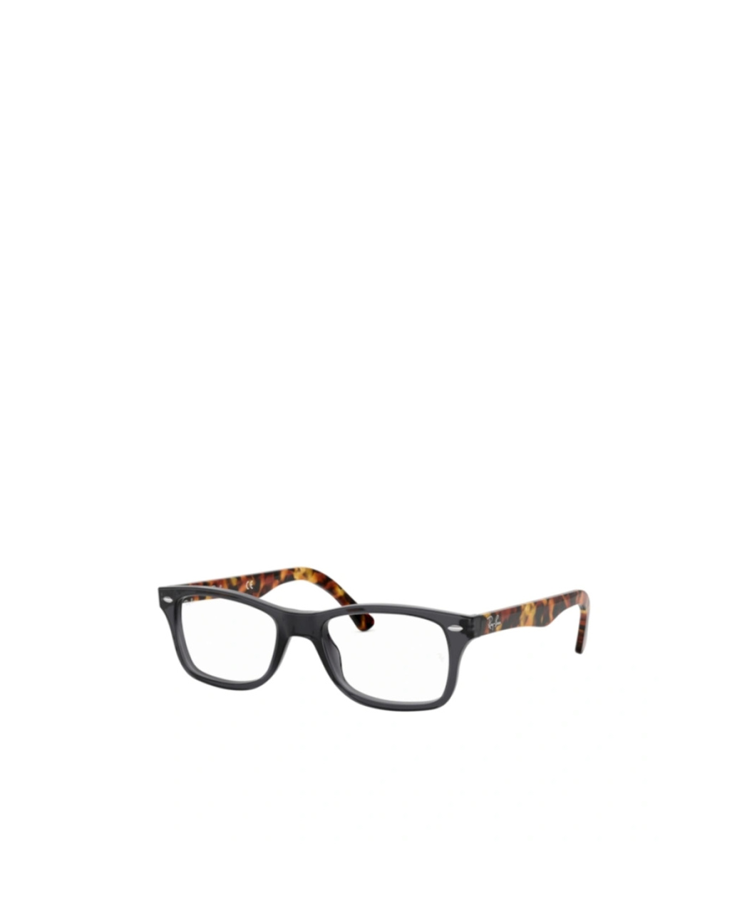 Ray Ban Geometric Flat Mirror In Black